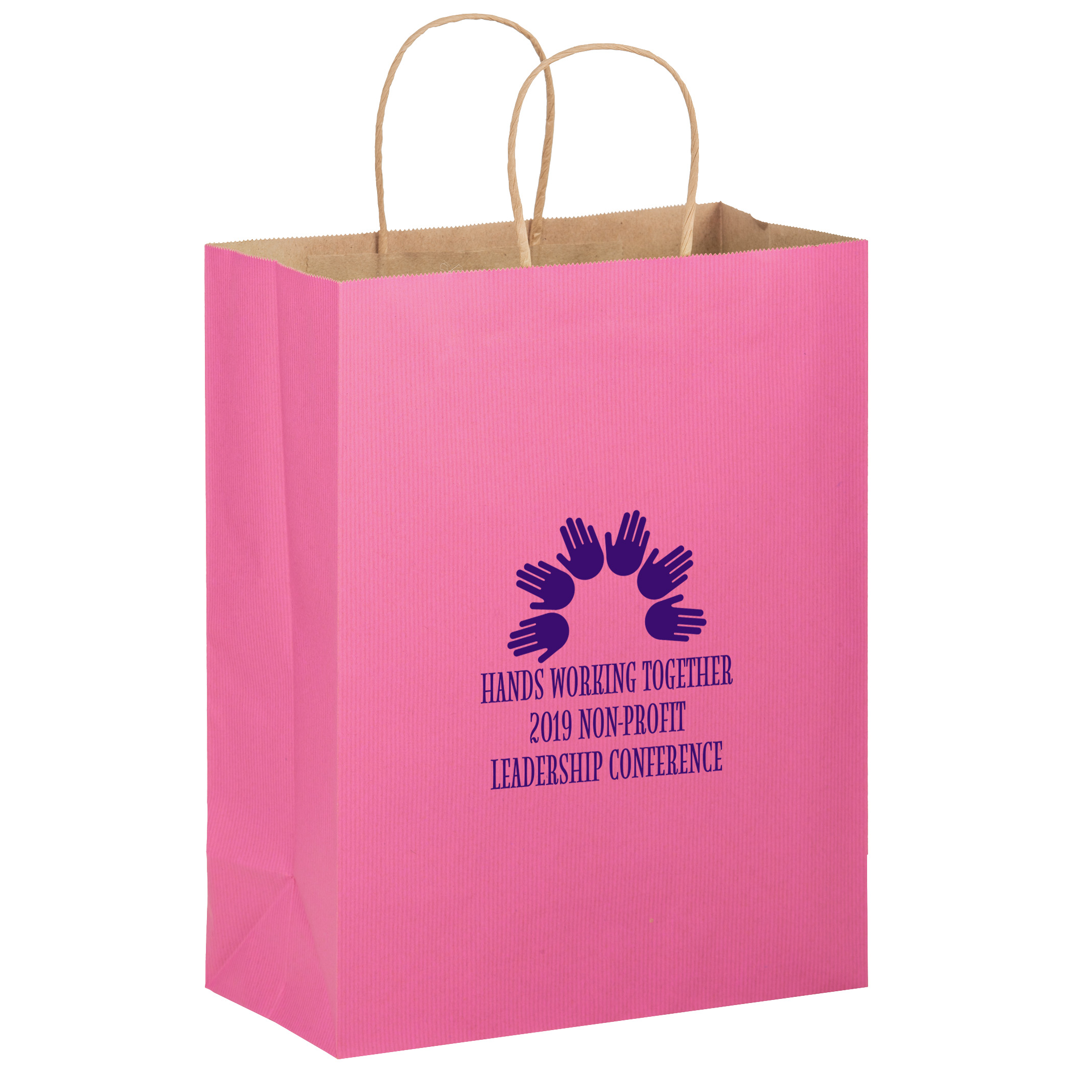 Matte Color Paper Shopper with Twisted Paper Handles 26