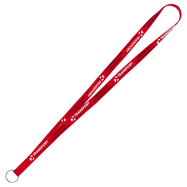 "Aurora" 1/2" Super Soft Polyester Silkscreen Lanyard (Overseas Production 8-10 Weeks) 12