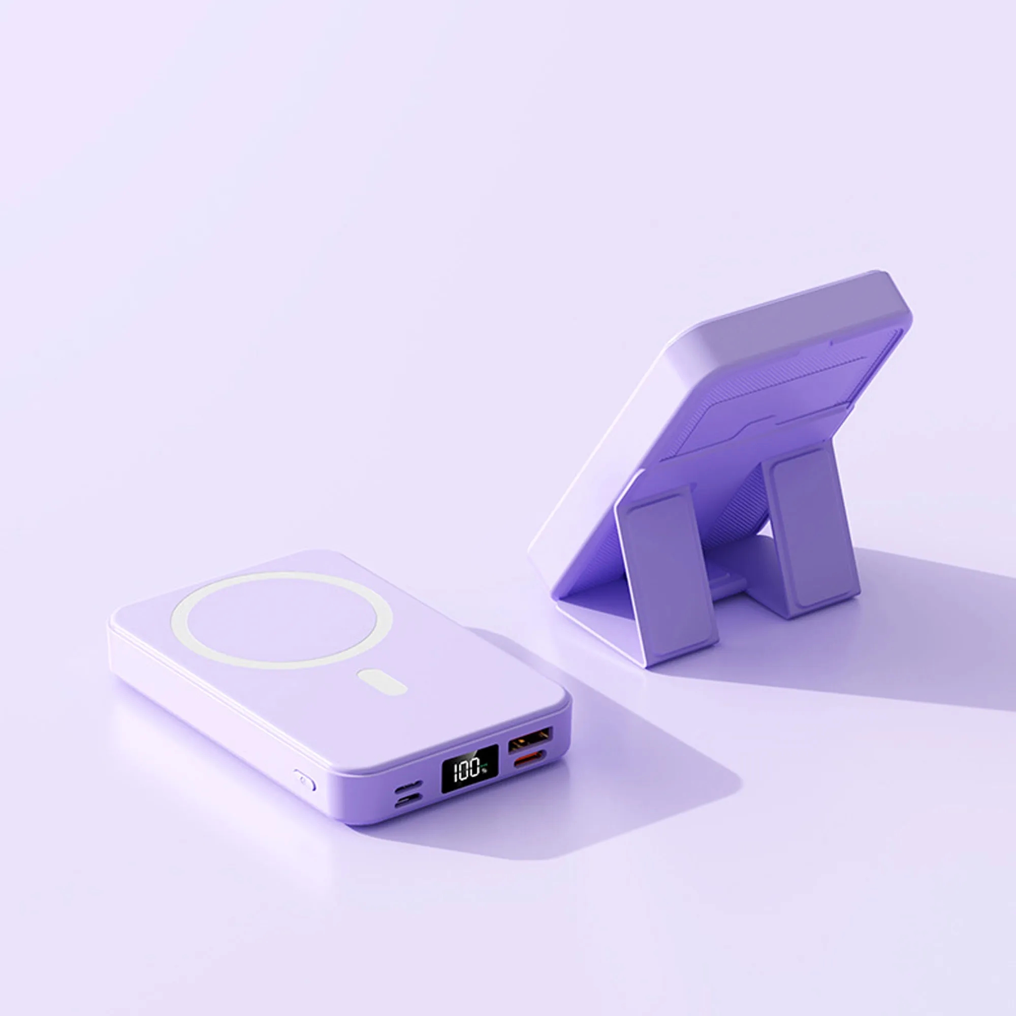 10000mAh Foldable Magnetic Wireless Portable Charger 2