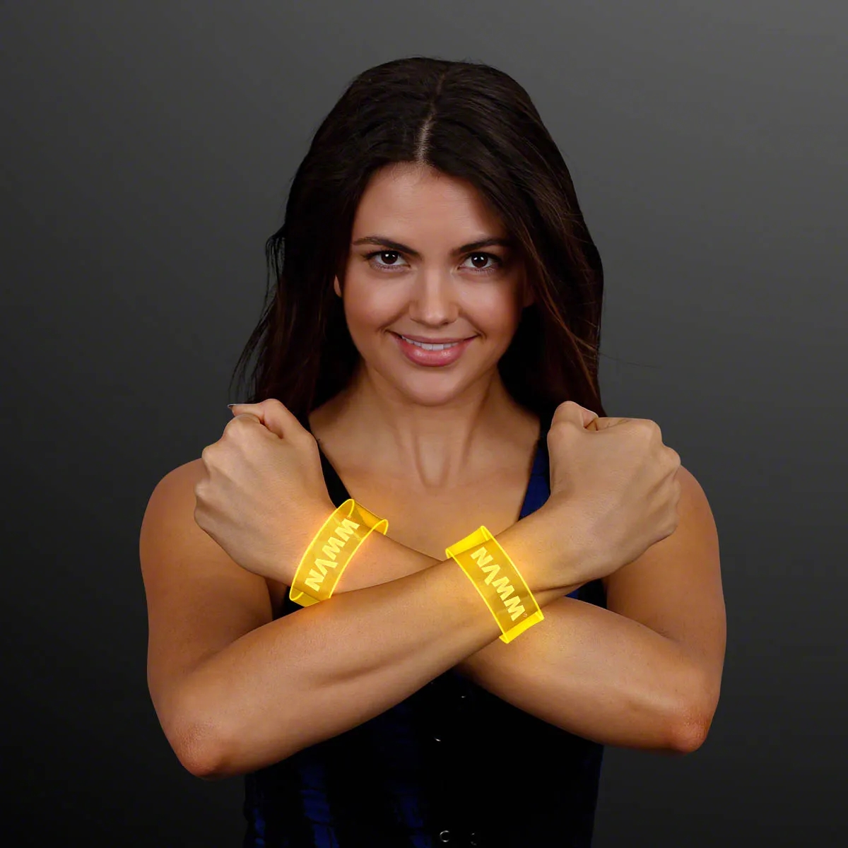 Cosmic Yellow LED Magnetic Clasp Bracelets 1