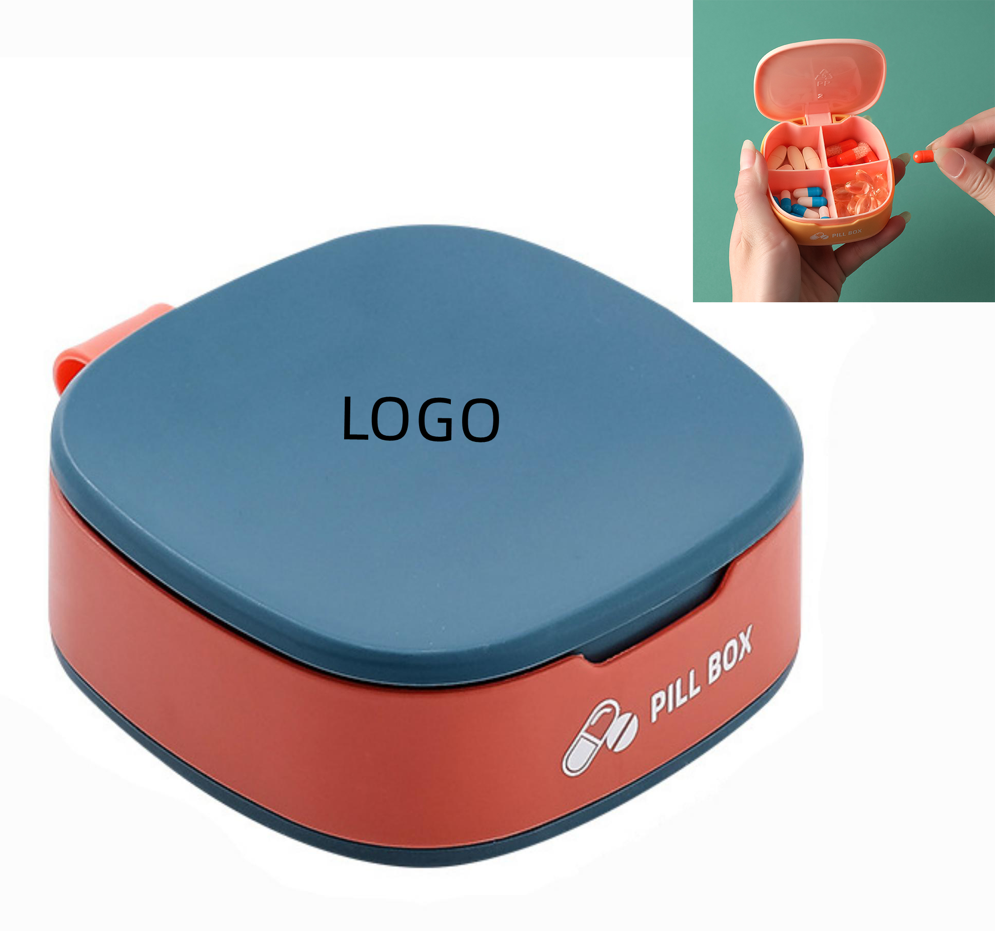 Travel Silicone Pill Case 2