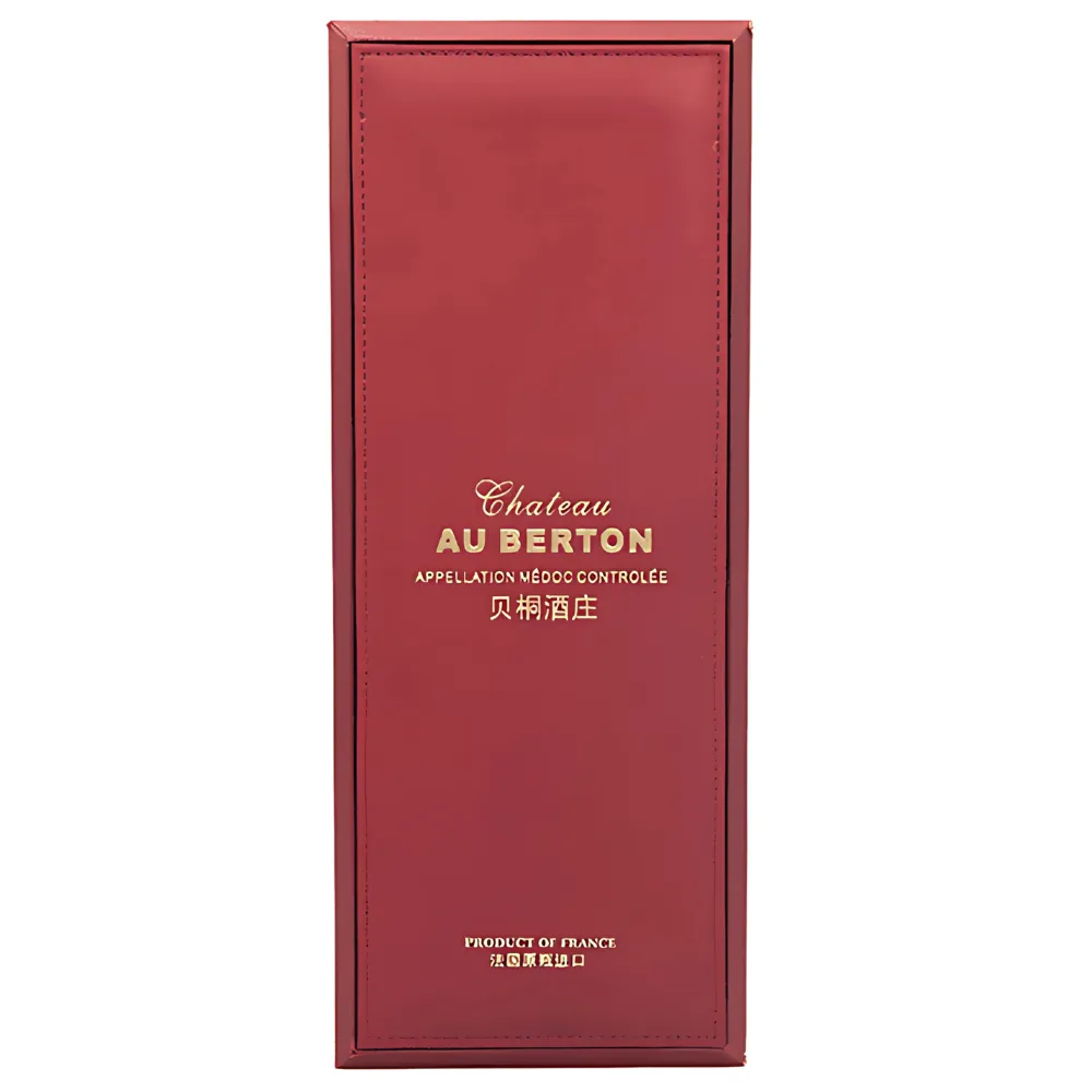 1-Bottle PU Leather Whiskey Gift Box 1