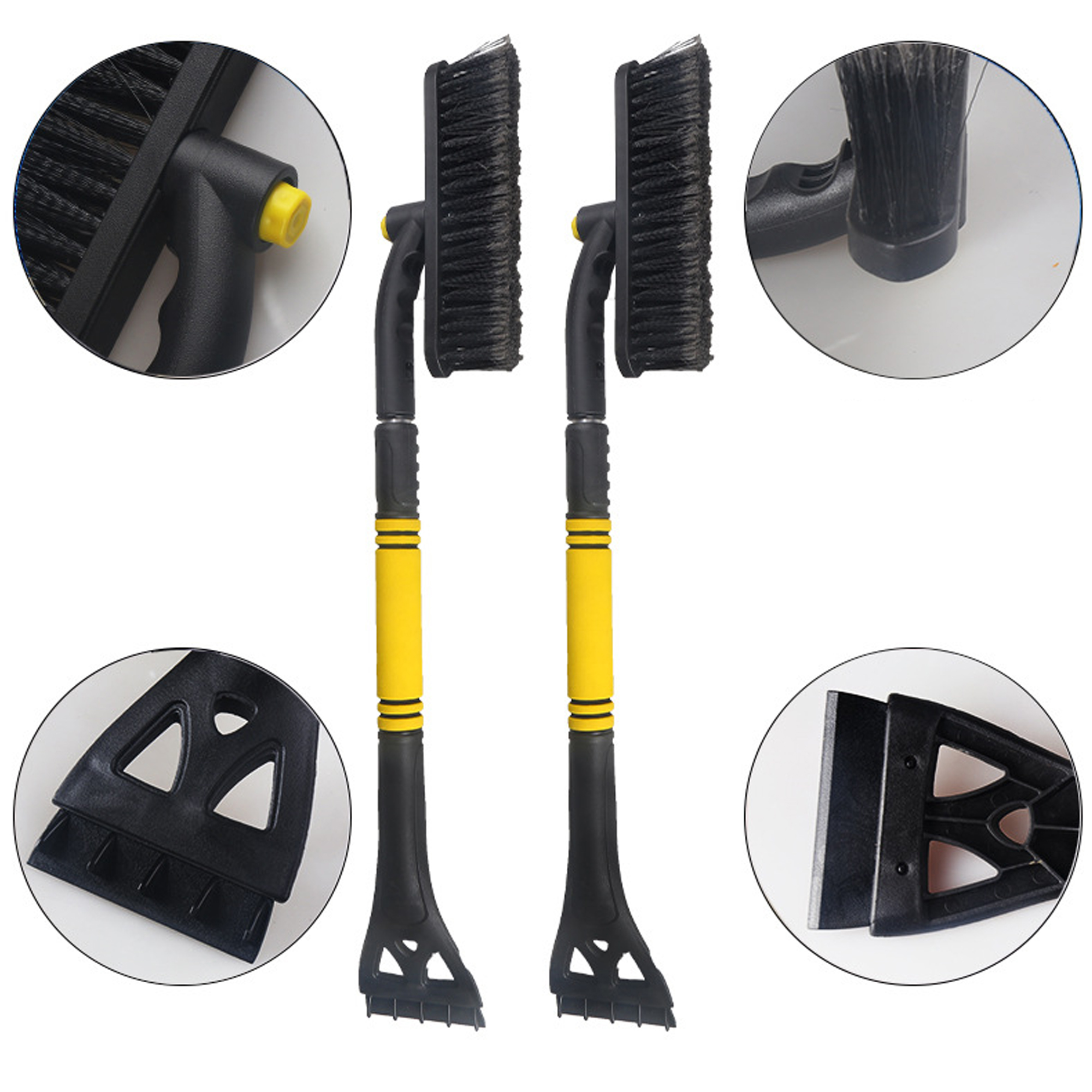 3 In 1 Extendable Snow Brush And Ice Scraper 4