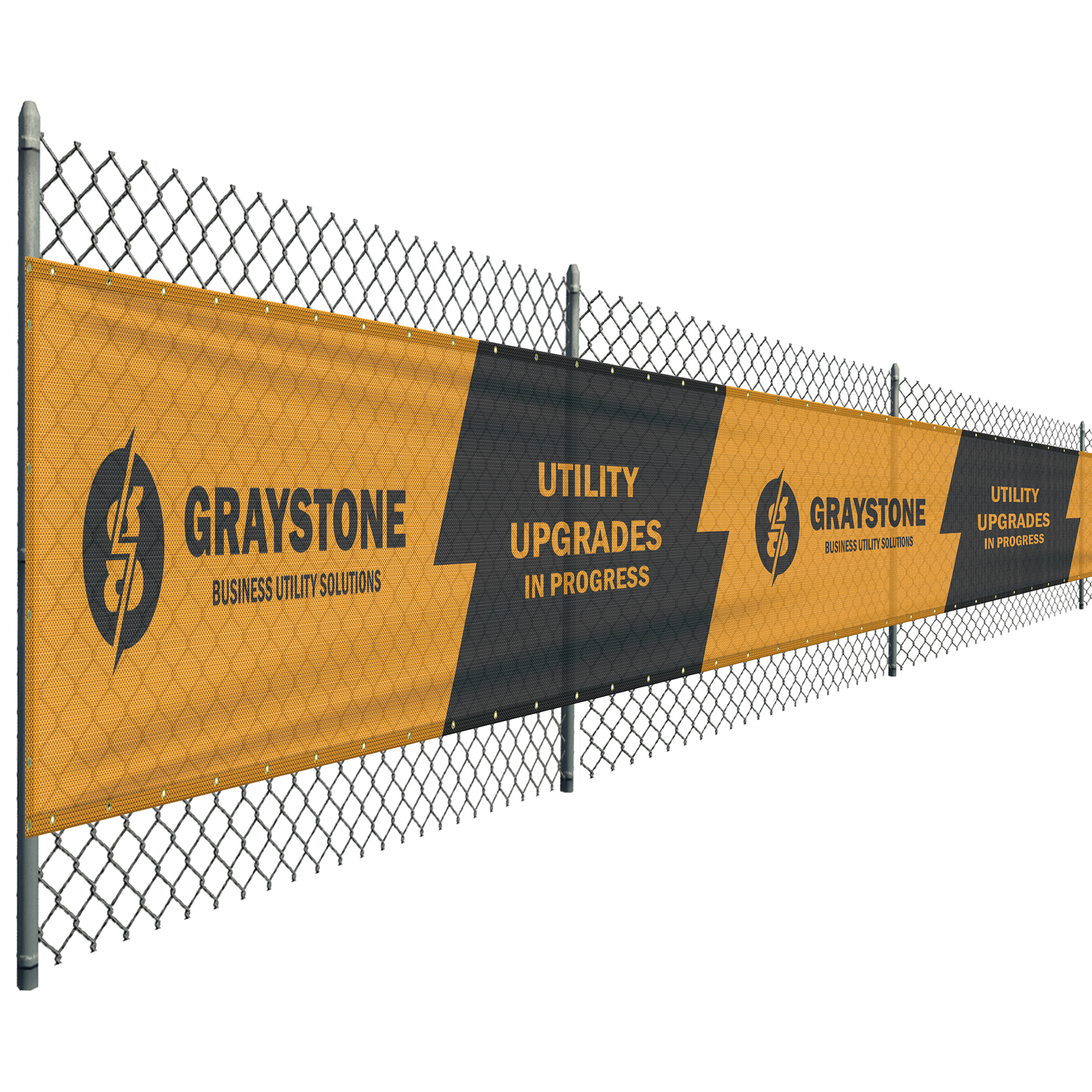 4' x 48' Premium Polyester Mesh Banner 12