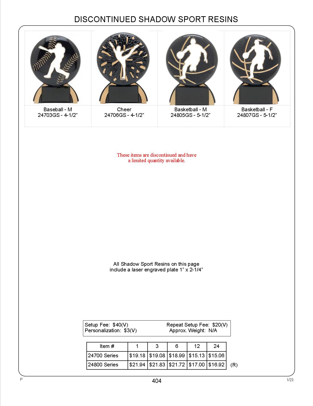 4-1/2" Cheer Shadow Award 3