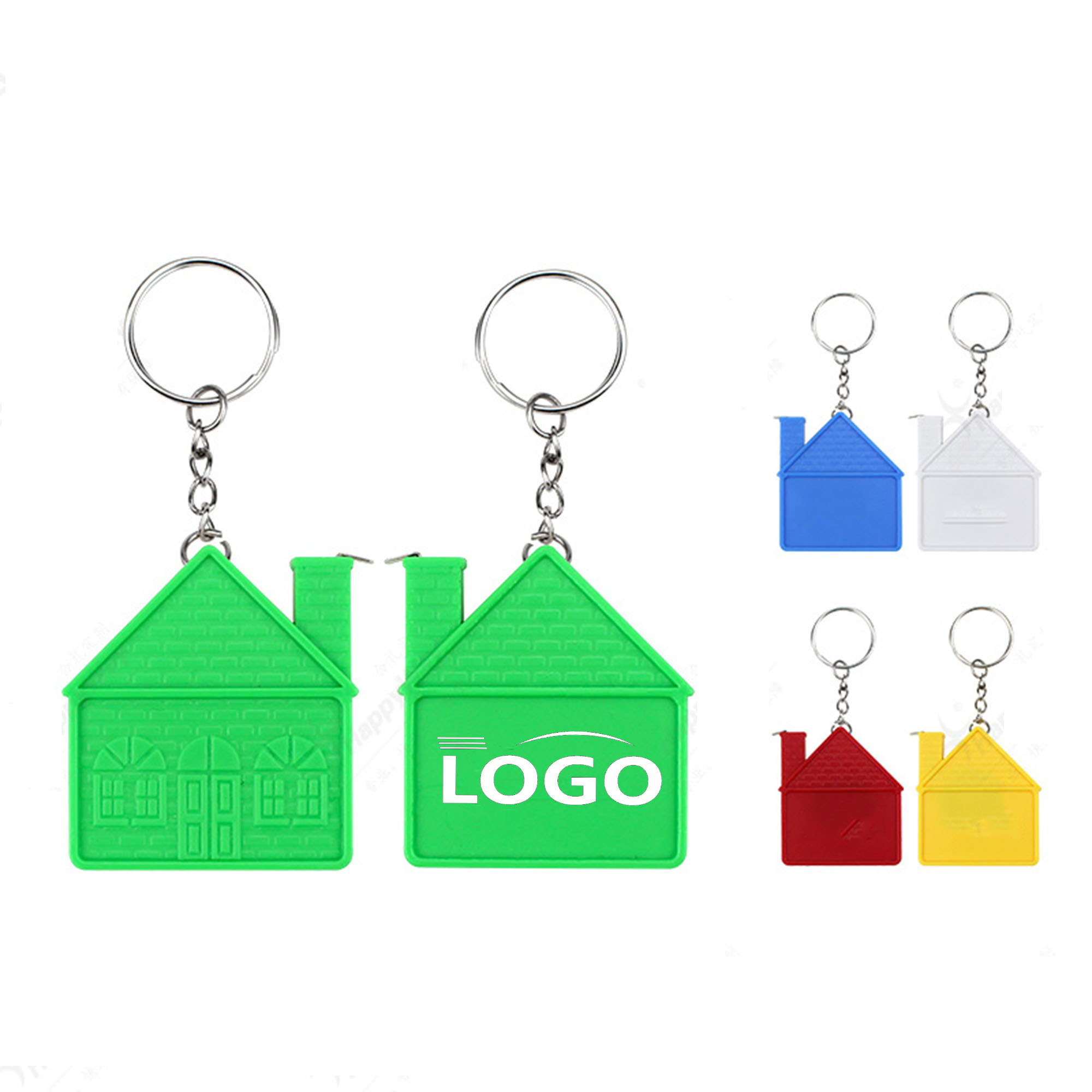 House Shape Tape Measure Keychain 2