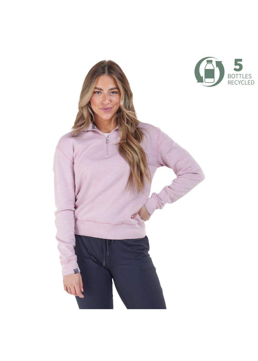 Storm Creek Women's Shoreliner Cotton/Bamboo Blend Quarter Zip 21
