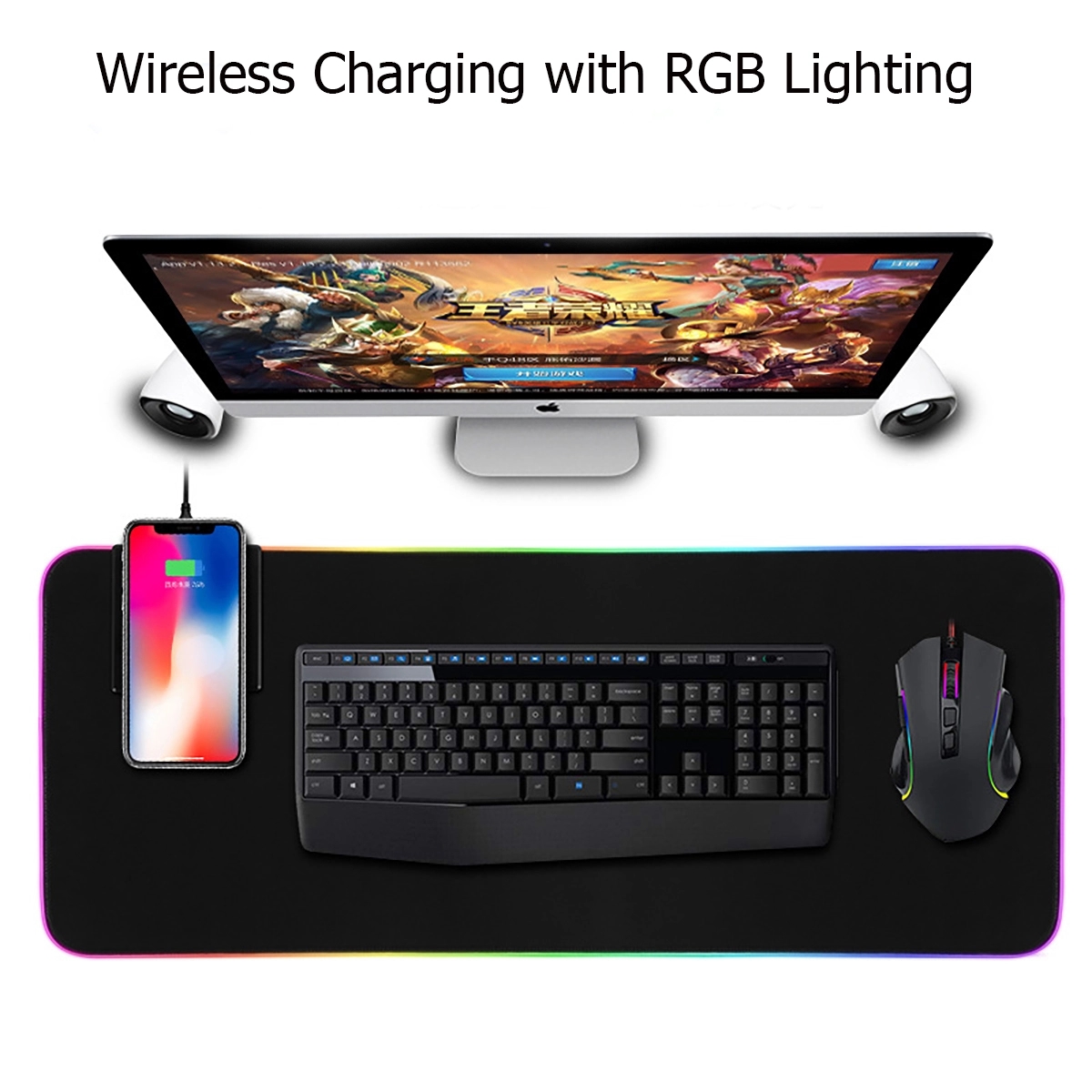 Wireless Charging with RGB Lighting 5