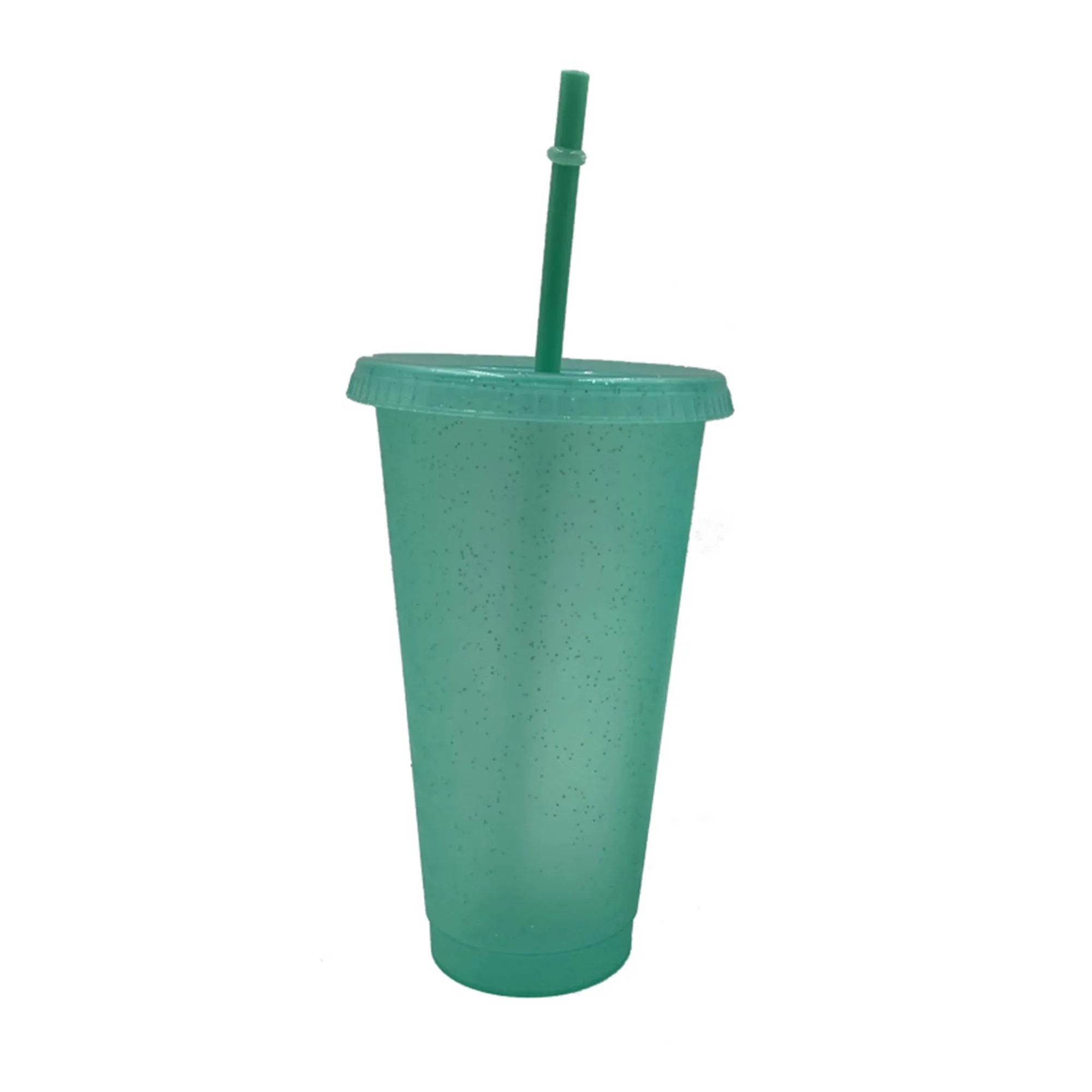 16OZ Plastic Sports Cup With Straw 7
