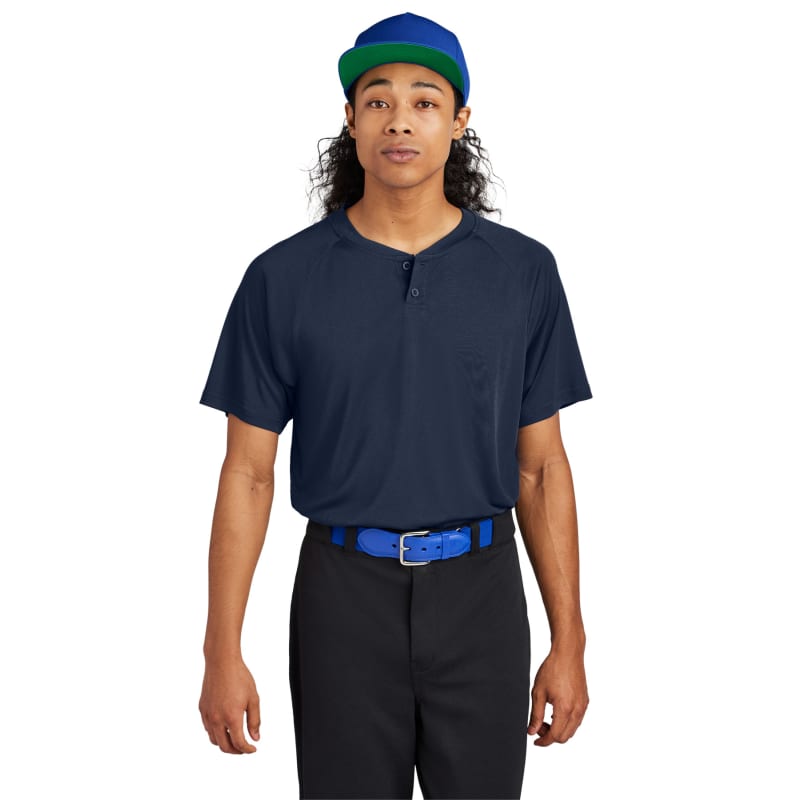 Sport-Tek PosiCharge Competitor 2-Button Henley 20