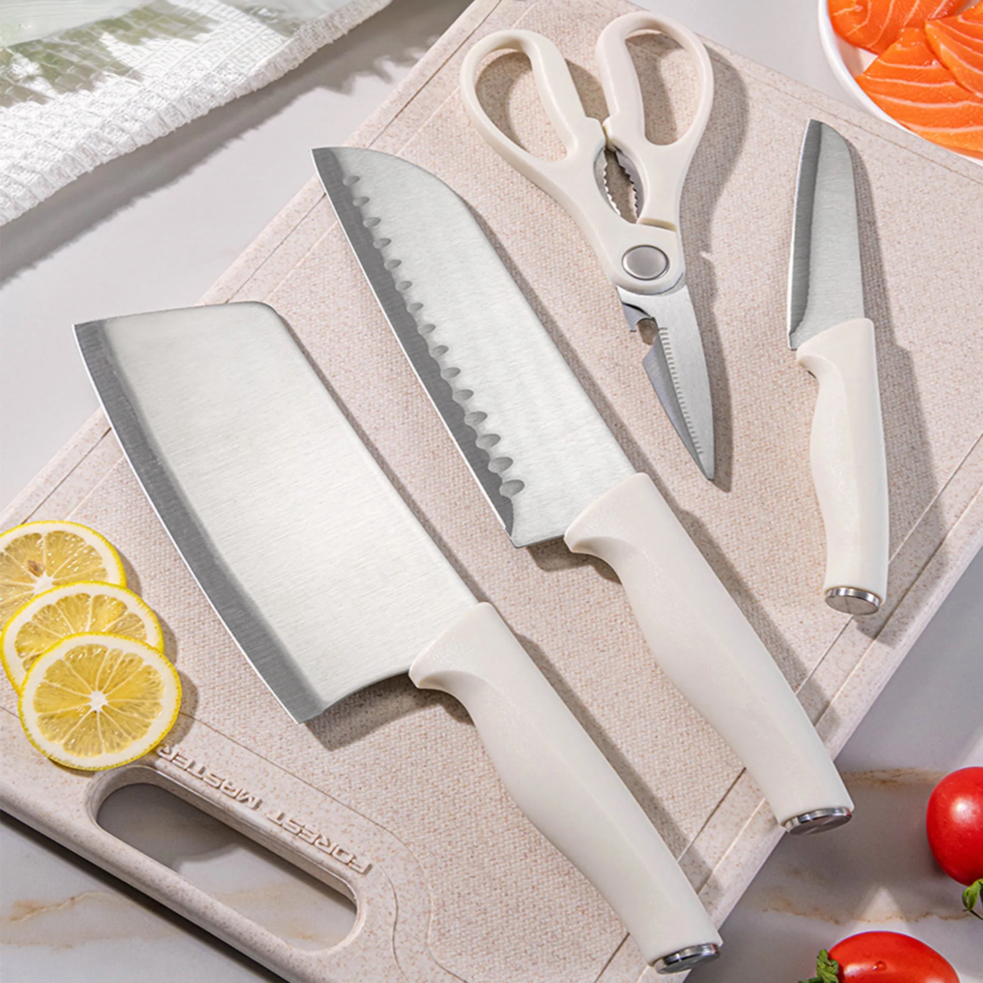 5-Piece Stainless Steel Chef Knife Set 10