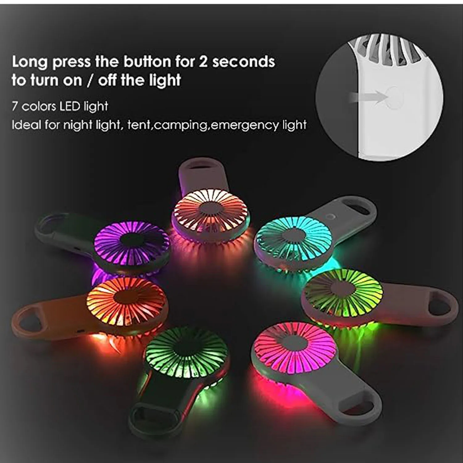 Mini Fan Usb Portable Hand-Held Fan 5