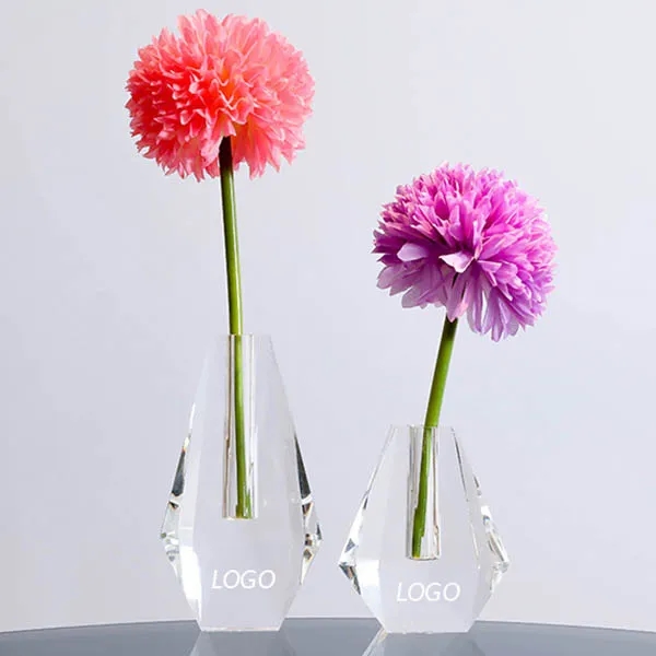 Optical Crystal Bud Vase 2