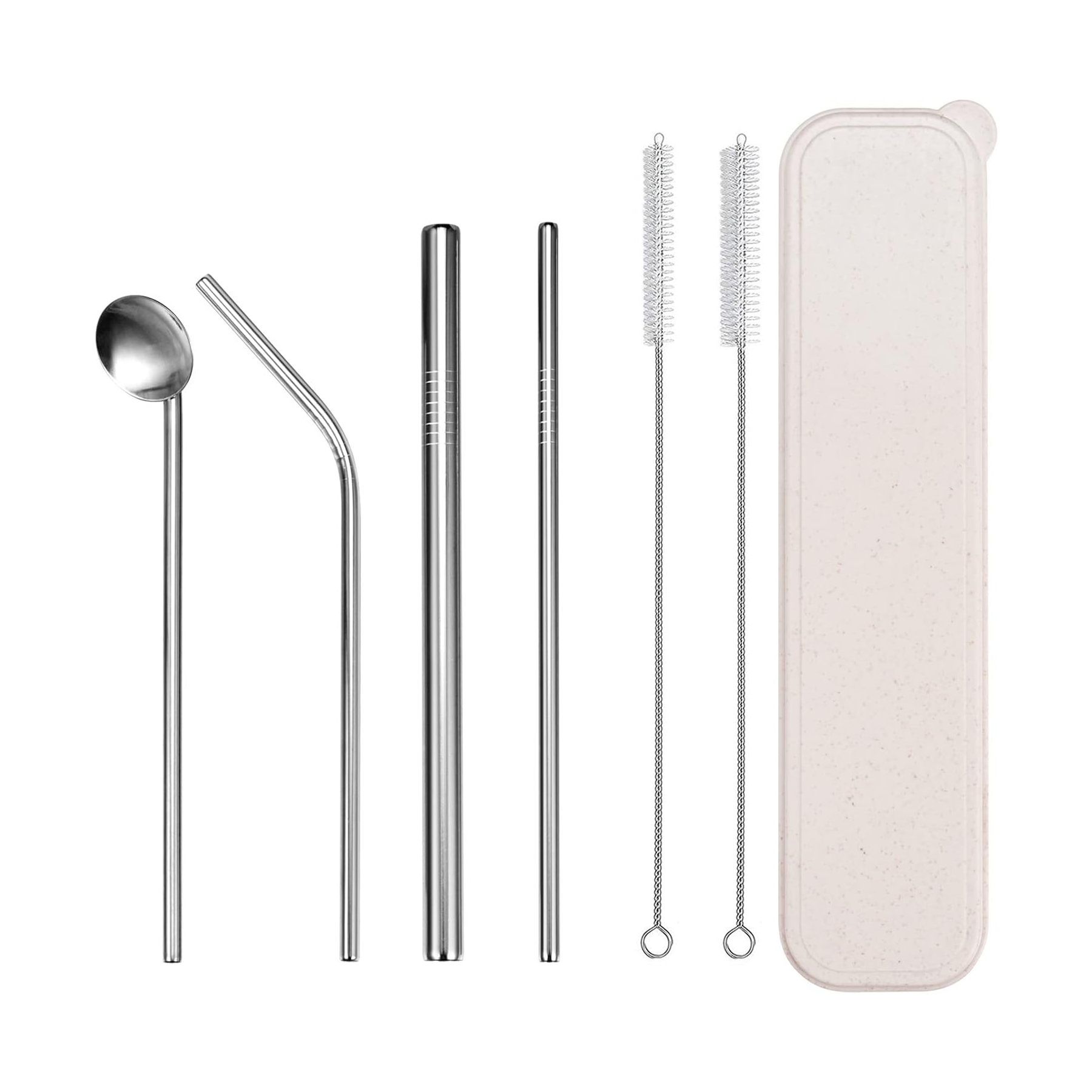 Stainless Steel Straw Set 10