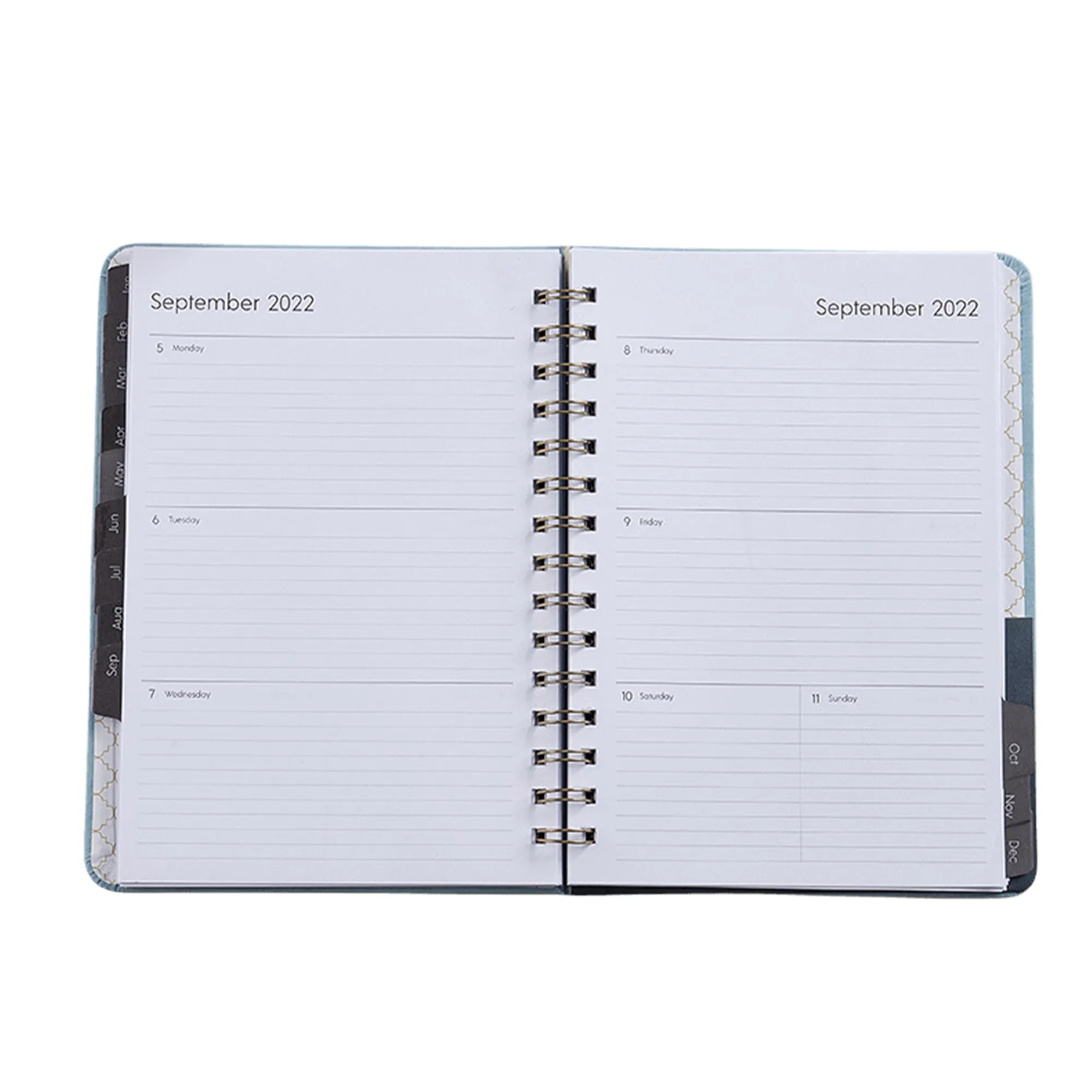 A5 Elastic Closure Spiral Notebook 3