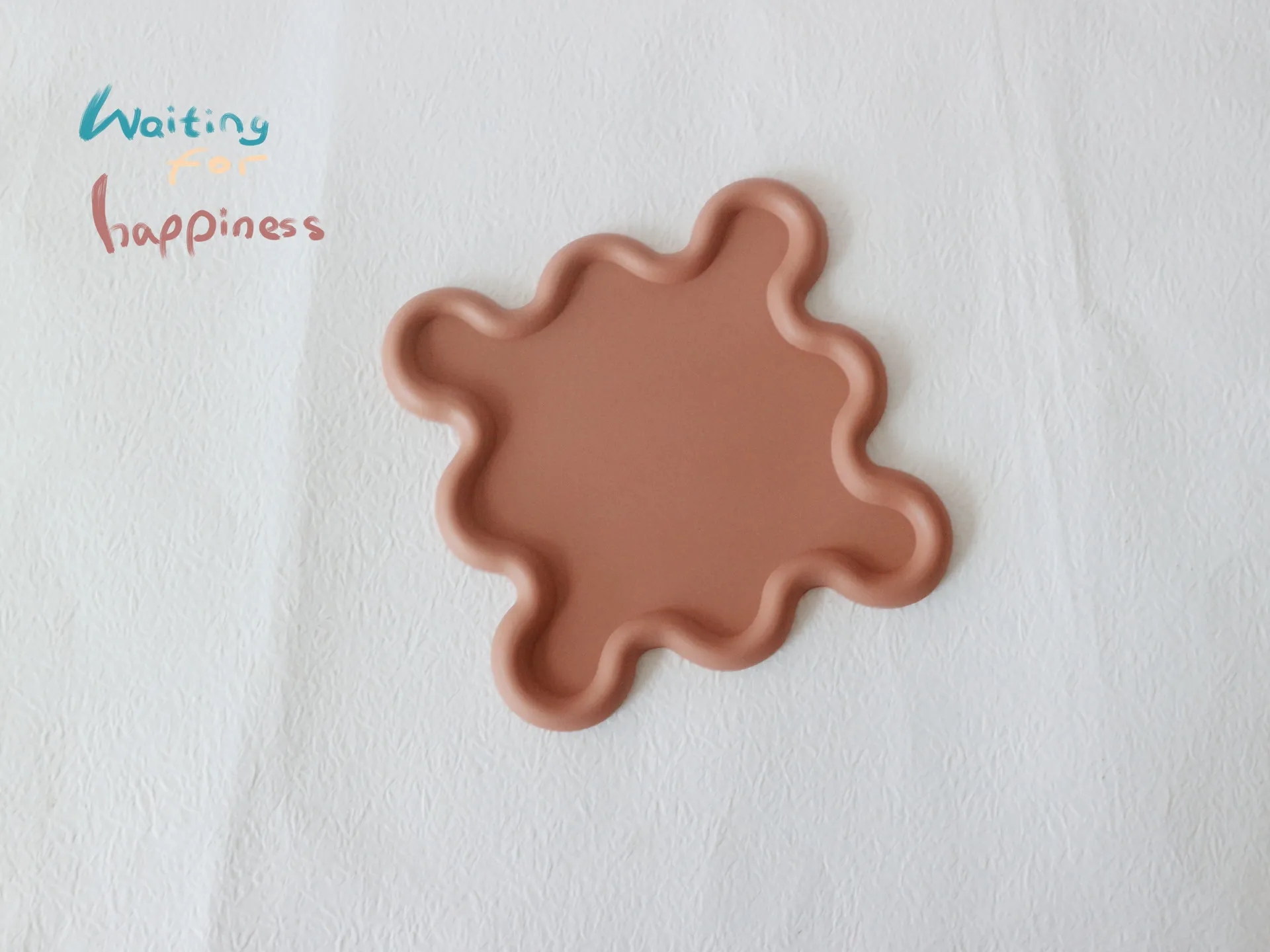PVC Shaped Soft Rubber Anti Slip Coaster 6