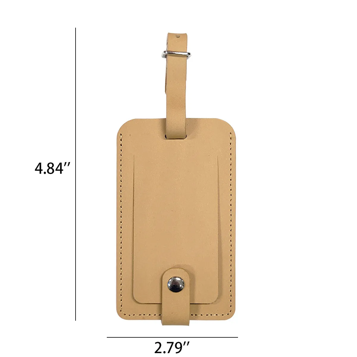 Baggage Leather ID Luggage Tag Suitcase Label 4