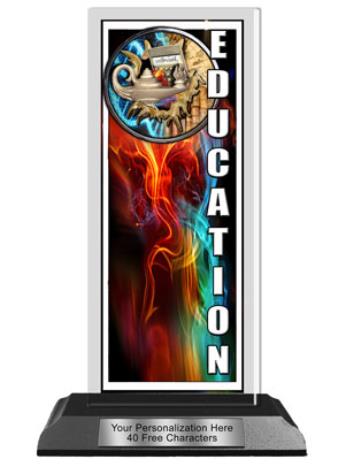 Acrylic Trophy: 6" Tower, (Event type/design) 1