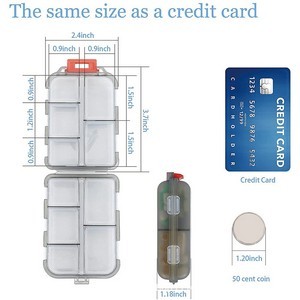Weekly Travel Pill Case With 10 Compartments 6