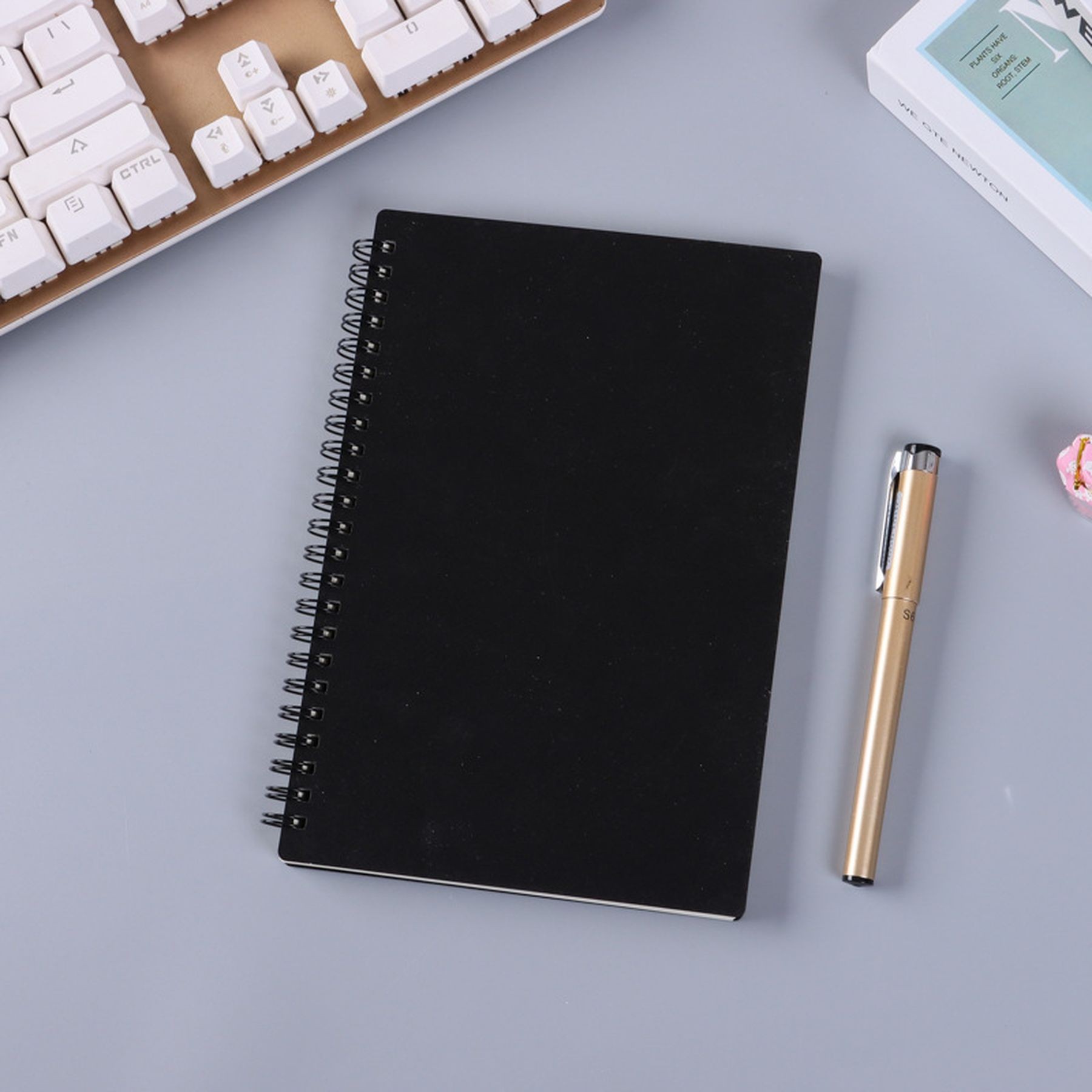 Spiral Notebook Plastic Hardcover College Ruled A5 Journals 9
