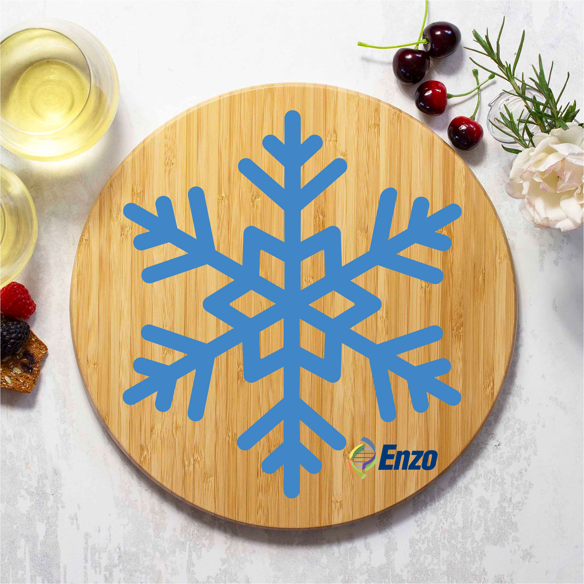 Holiday Snowflake Cutting and Serving Board(Seasonally Available) 4