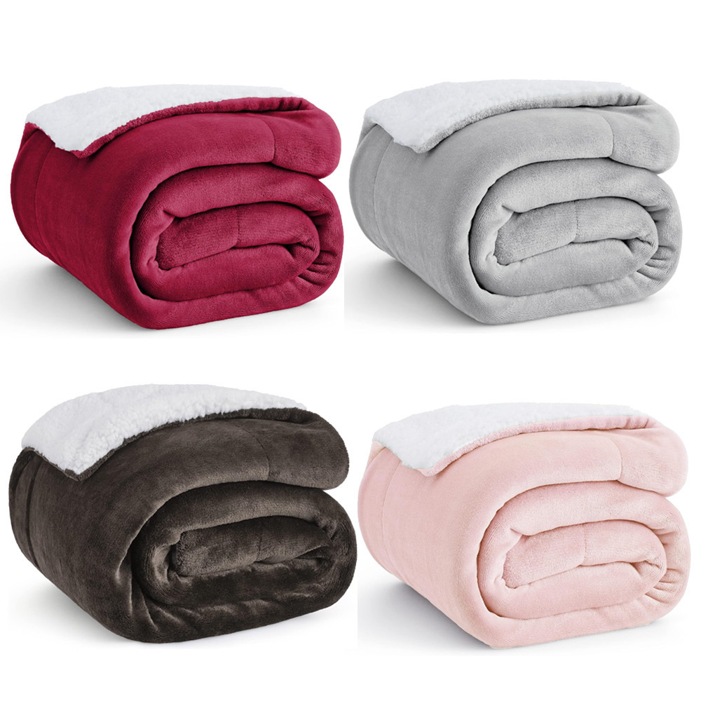 Dual Layer Soft Sherpa Blankets (50" X 60") 6