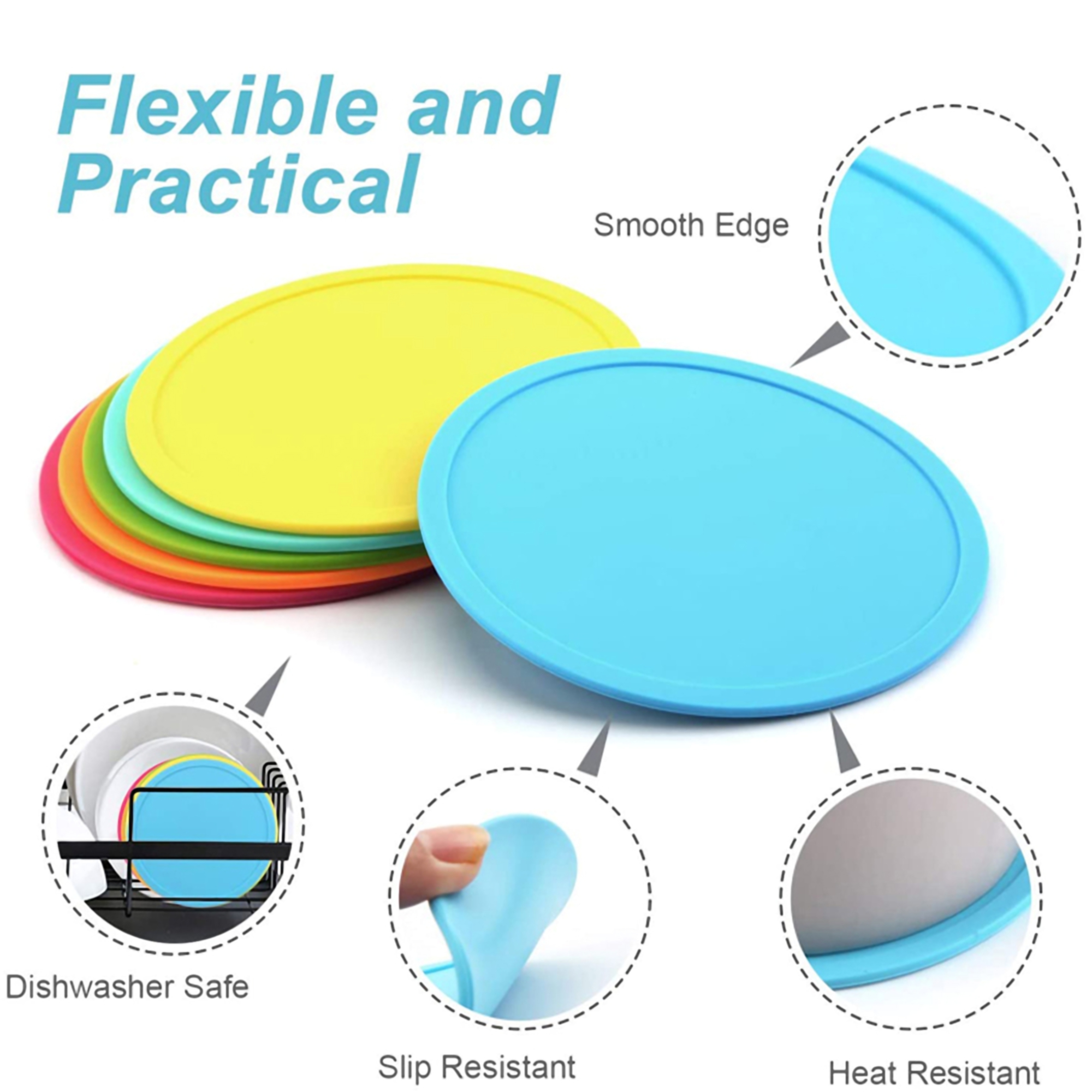 Slim Silicone Drink Coaster 3