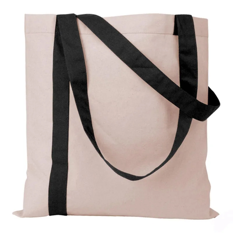 Striped Economy Cotton Canvas Tote Bag 6