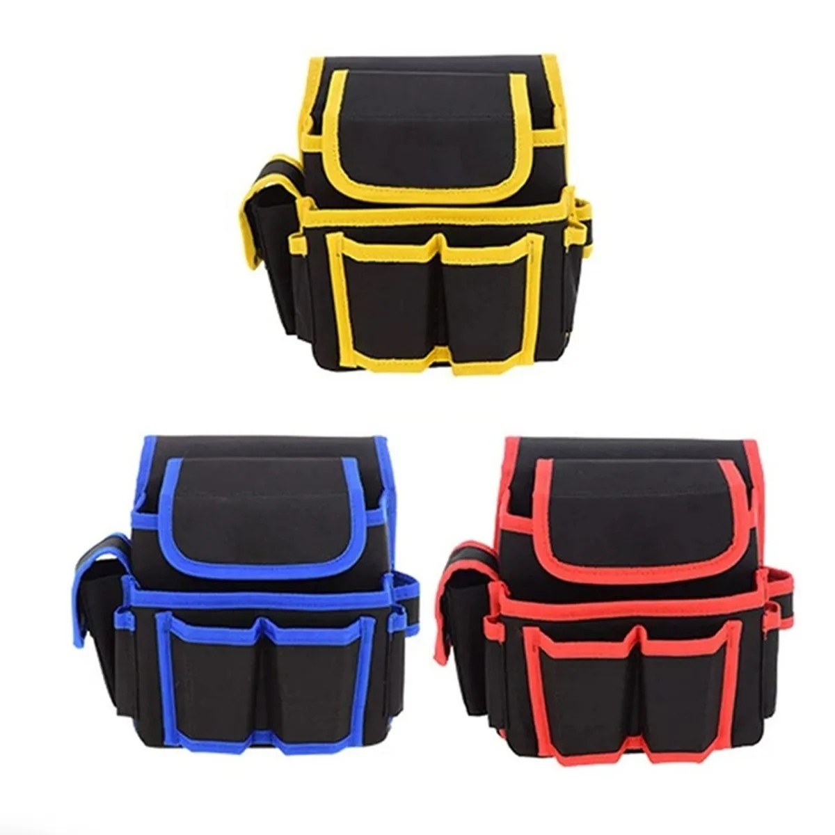 Durable Multi-Pocket Work Belt Tool Pouch Waist Bag 1