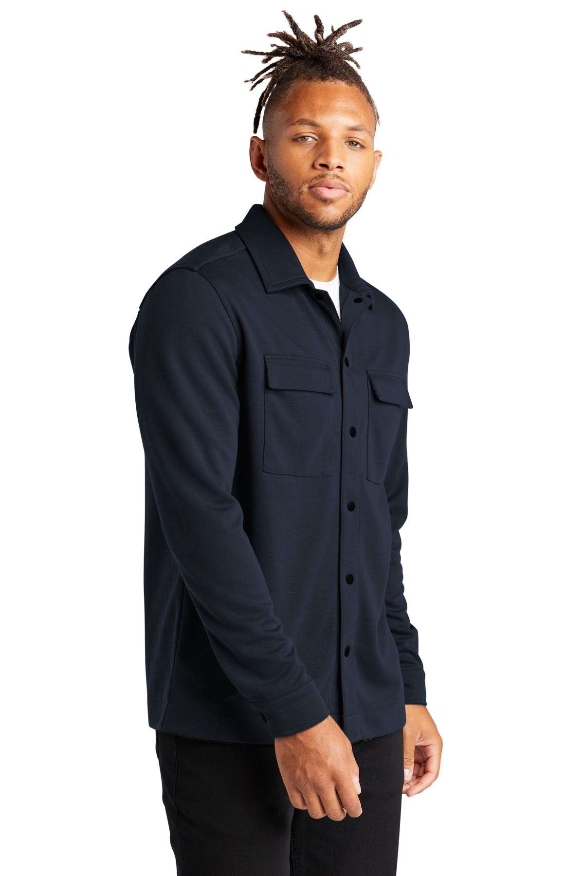 Mercer+Mettle Double-Knit Snap Front Jacket MM3004 24