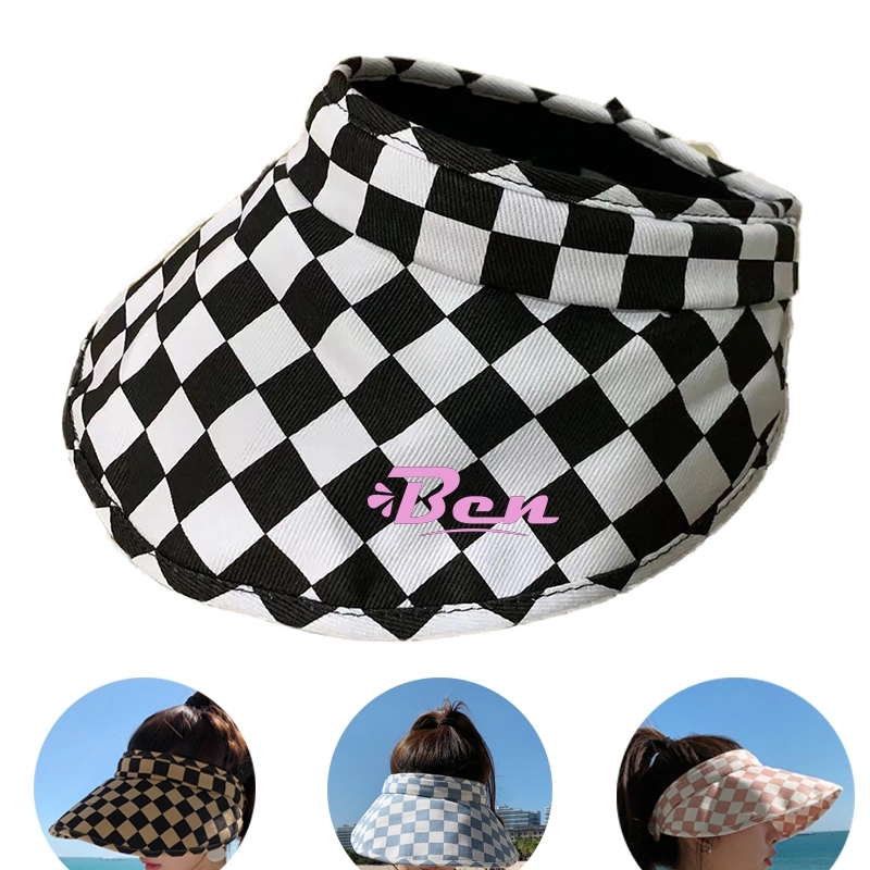 Empty Visor Cap For Women Wide Beach Sun Hats 1