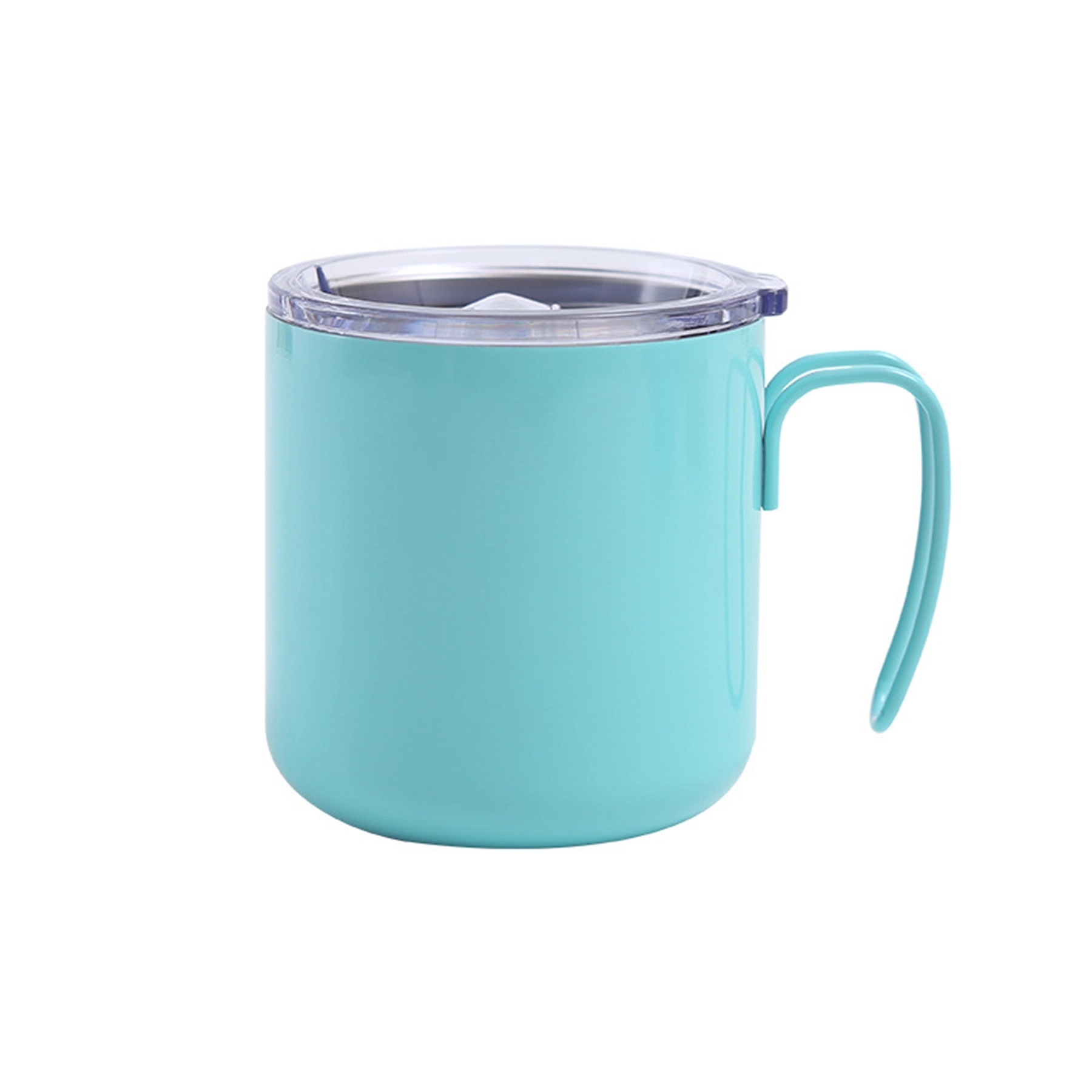 12 Oz. Stainless Steel Coffee Cup with Handle 4