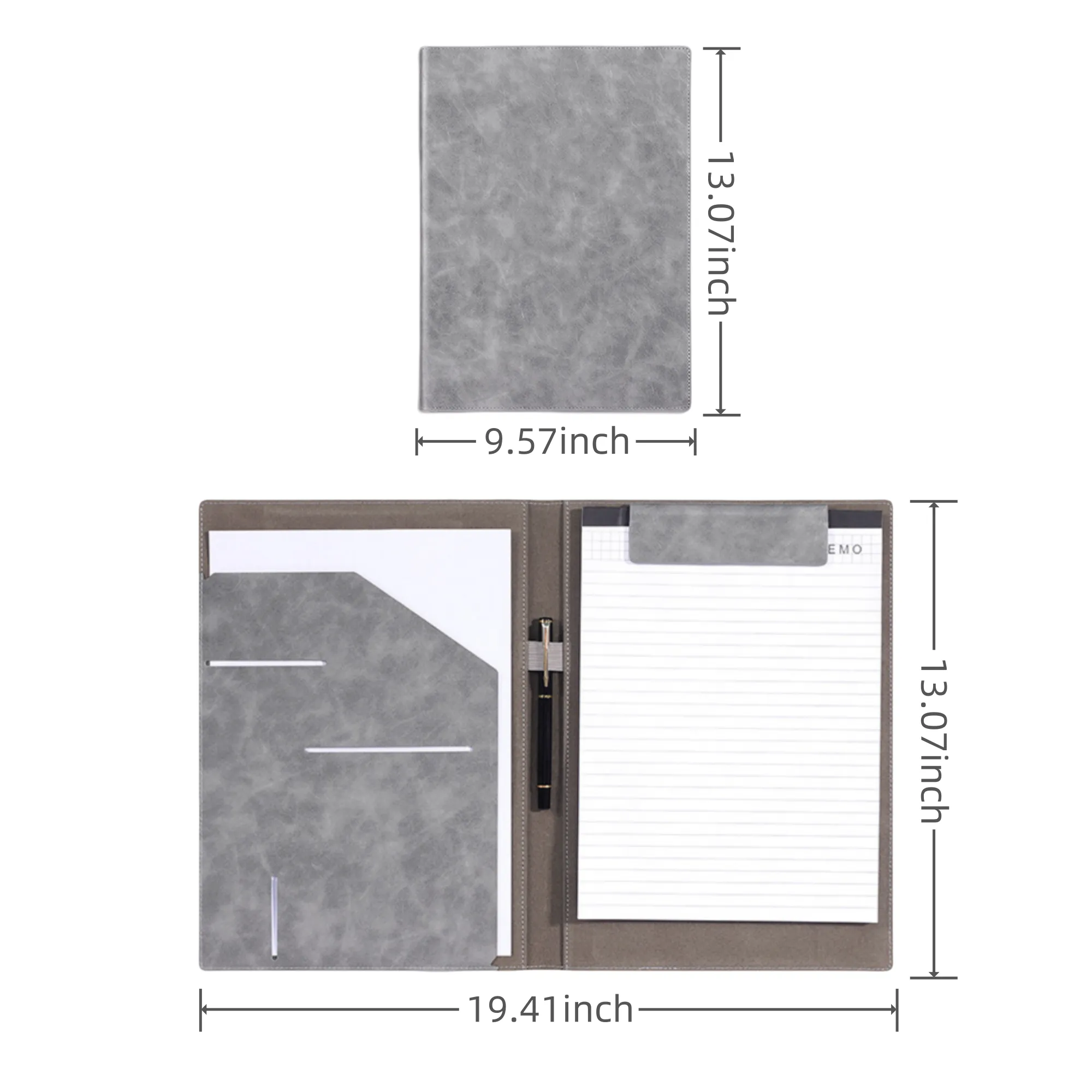 A4 Leather Multifunctional Business Folder 1