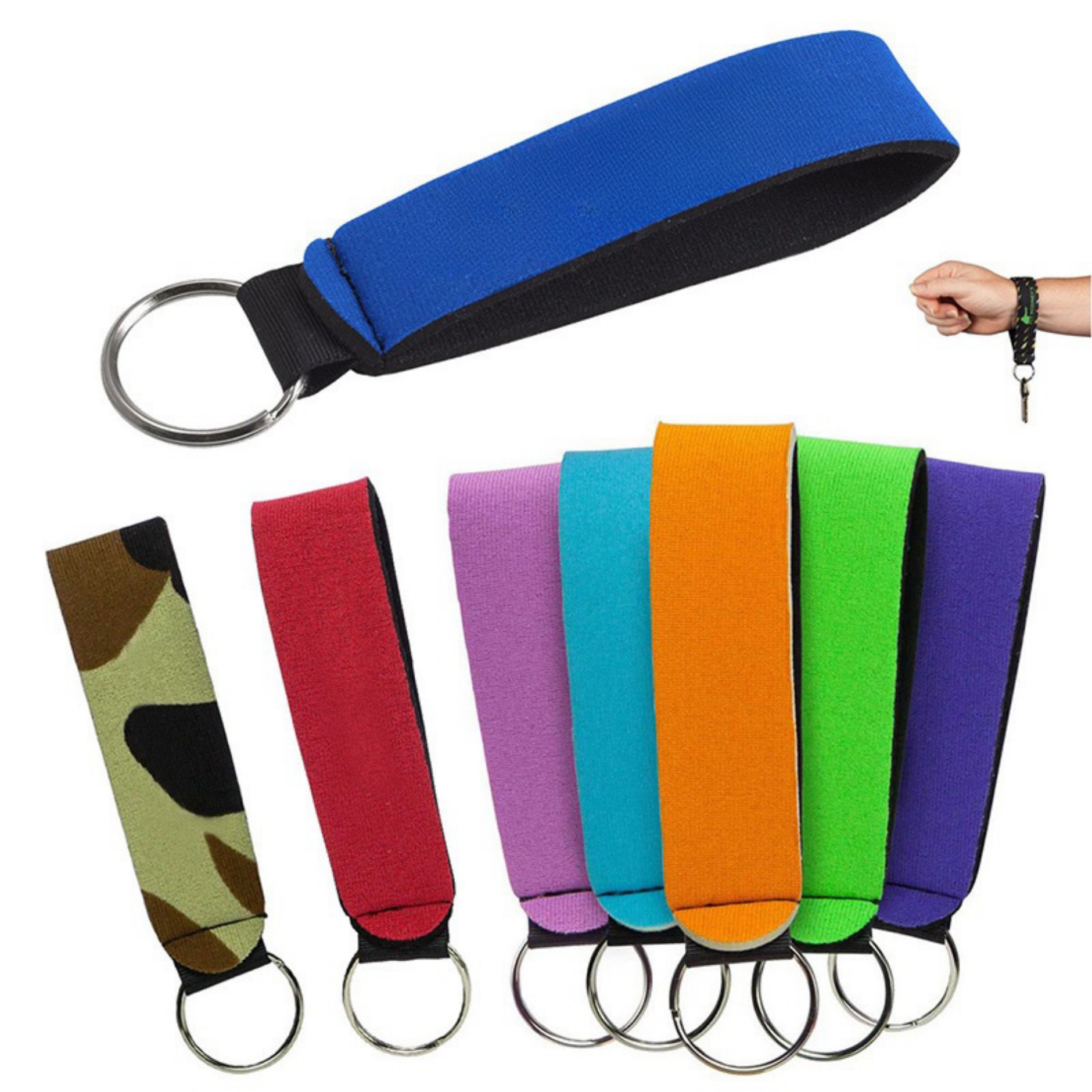 Neoprene Floating Key Ring/Key Chain 2