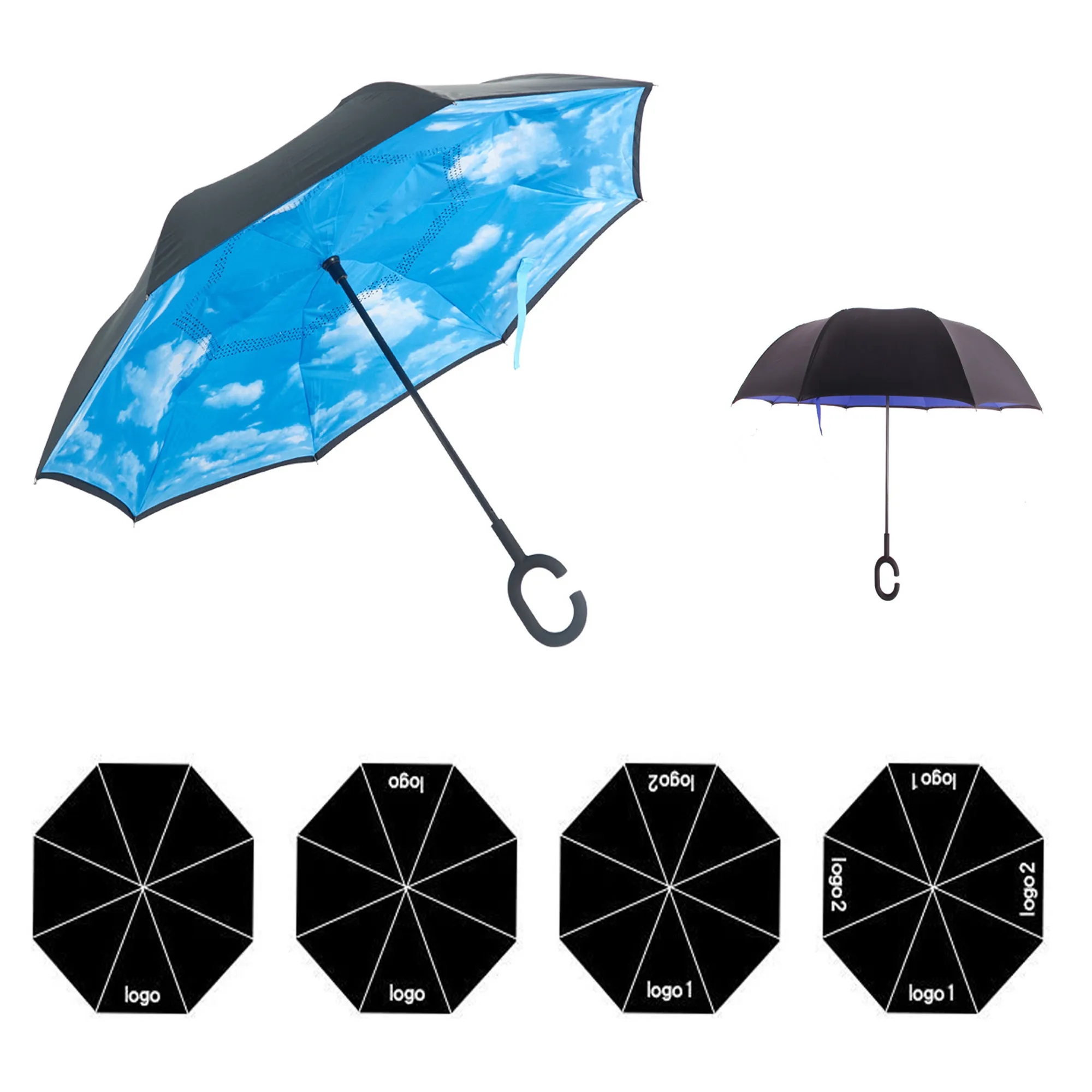 High-end Car Reverse Umbrella 2