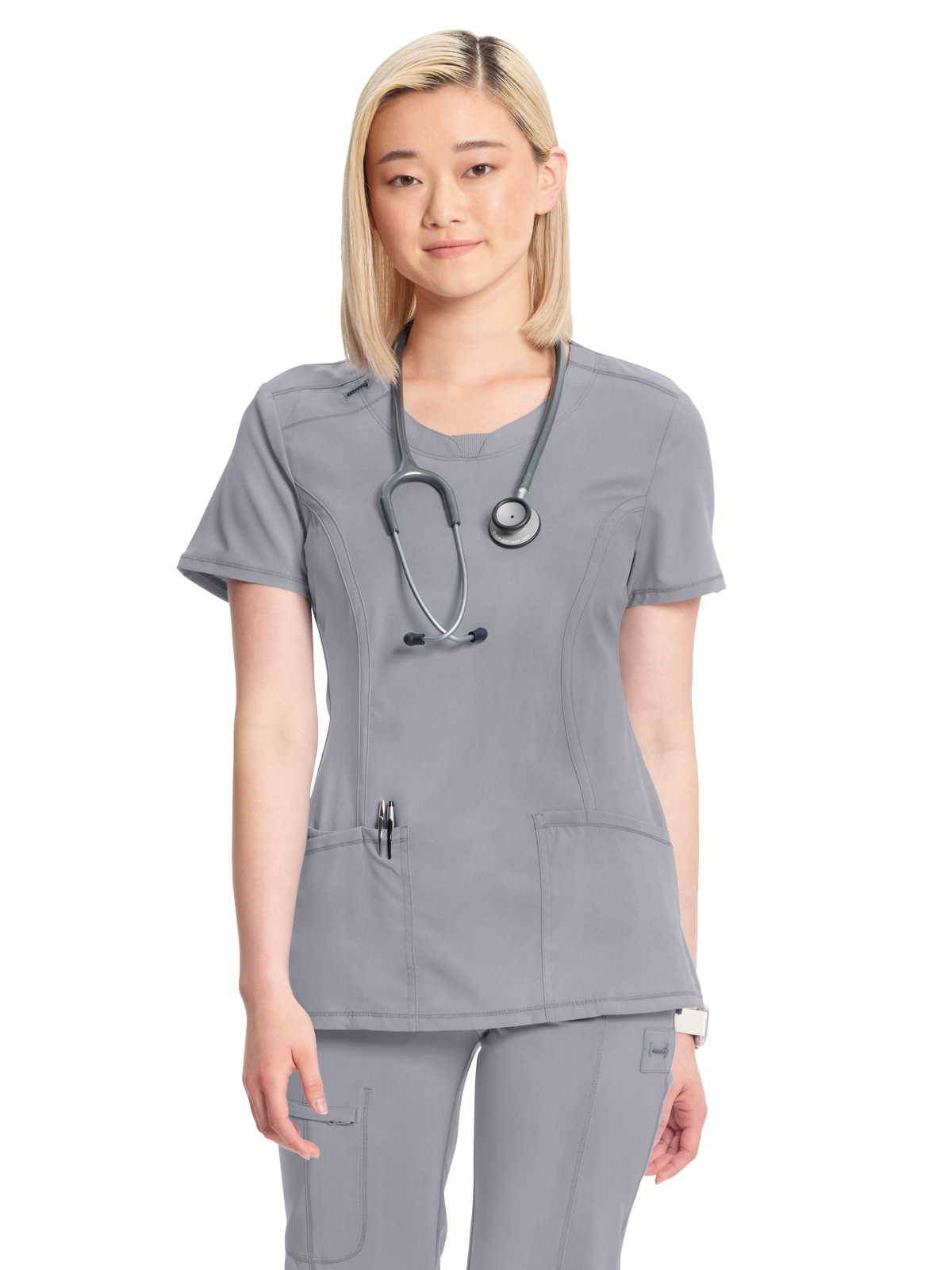 Infinity - Women's 3-Pocket Round Neck Top 83