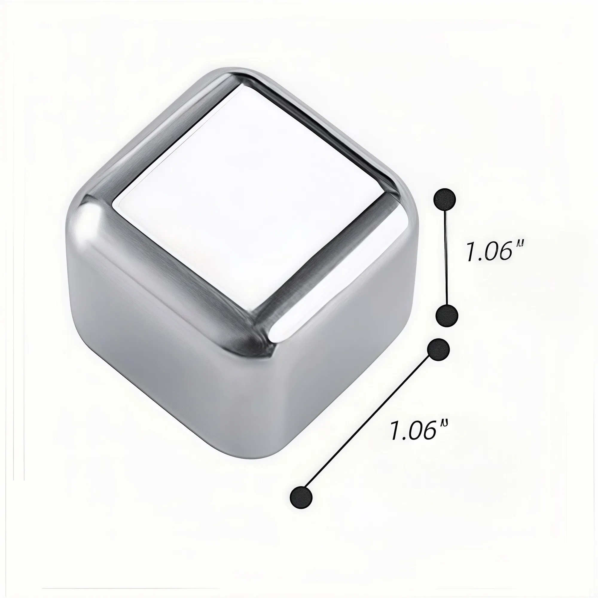 Stainless Steel Ice Cubes Reusable 6