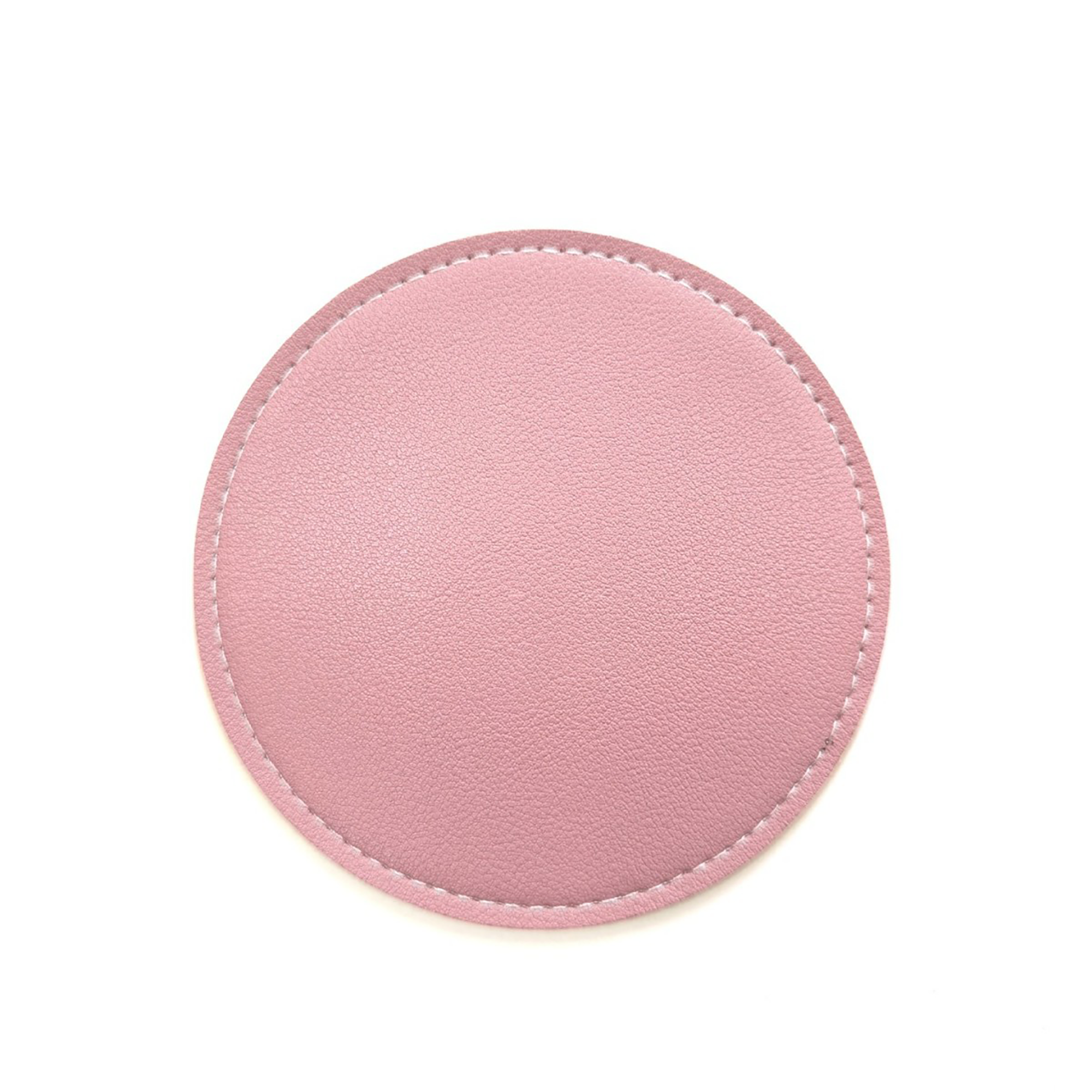 2.9 " Round Leather Coasters 3