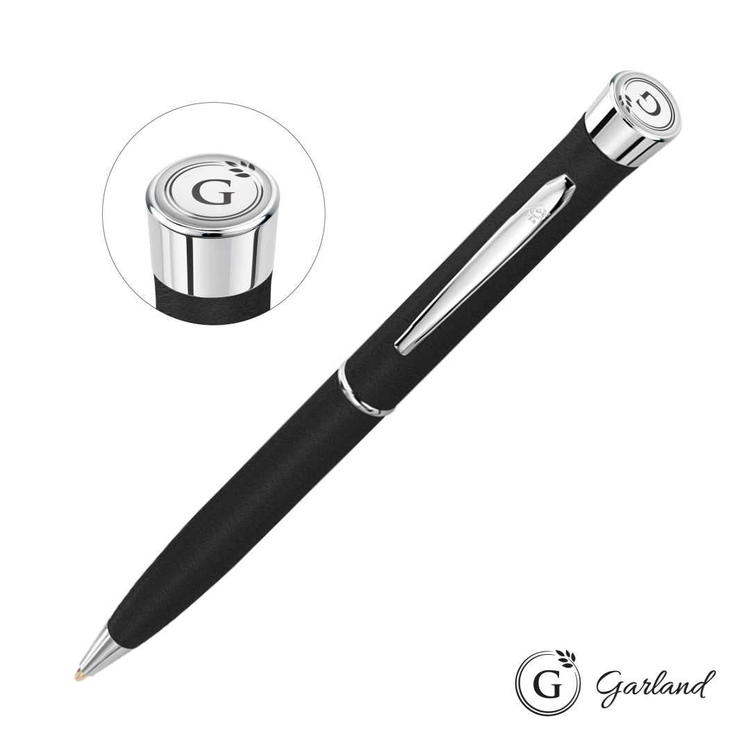 Garland® Tactical Textured Twist Pen - Chrome 2