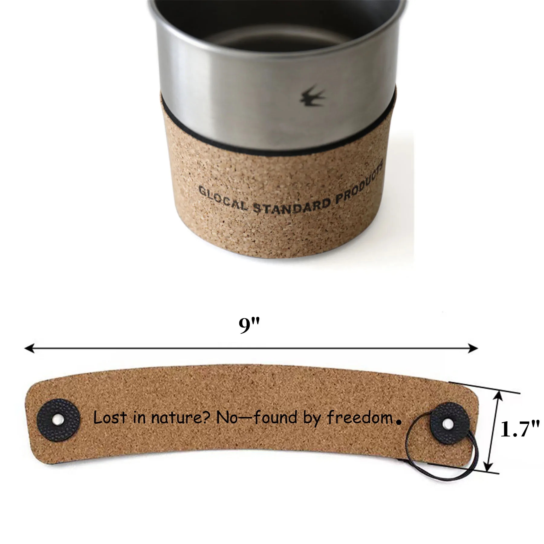 Reusable Leather Cork Cup Sleeve 5