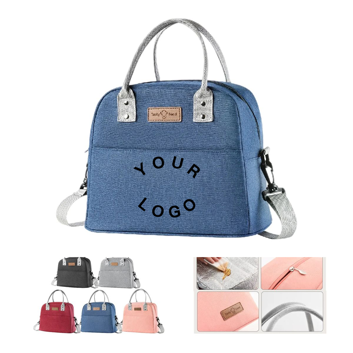 Insulated Lunch Bag Terylene 11.5 Inch 2