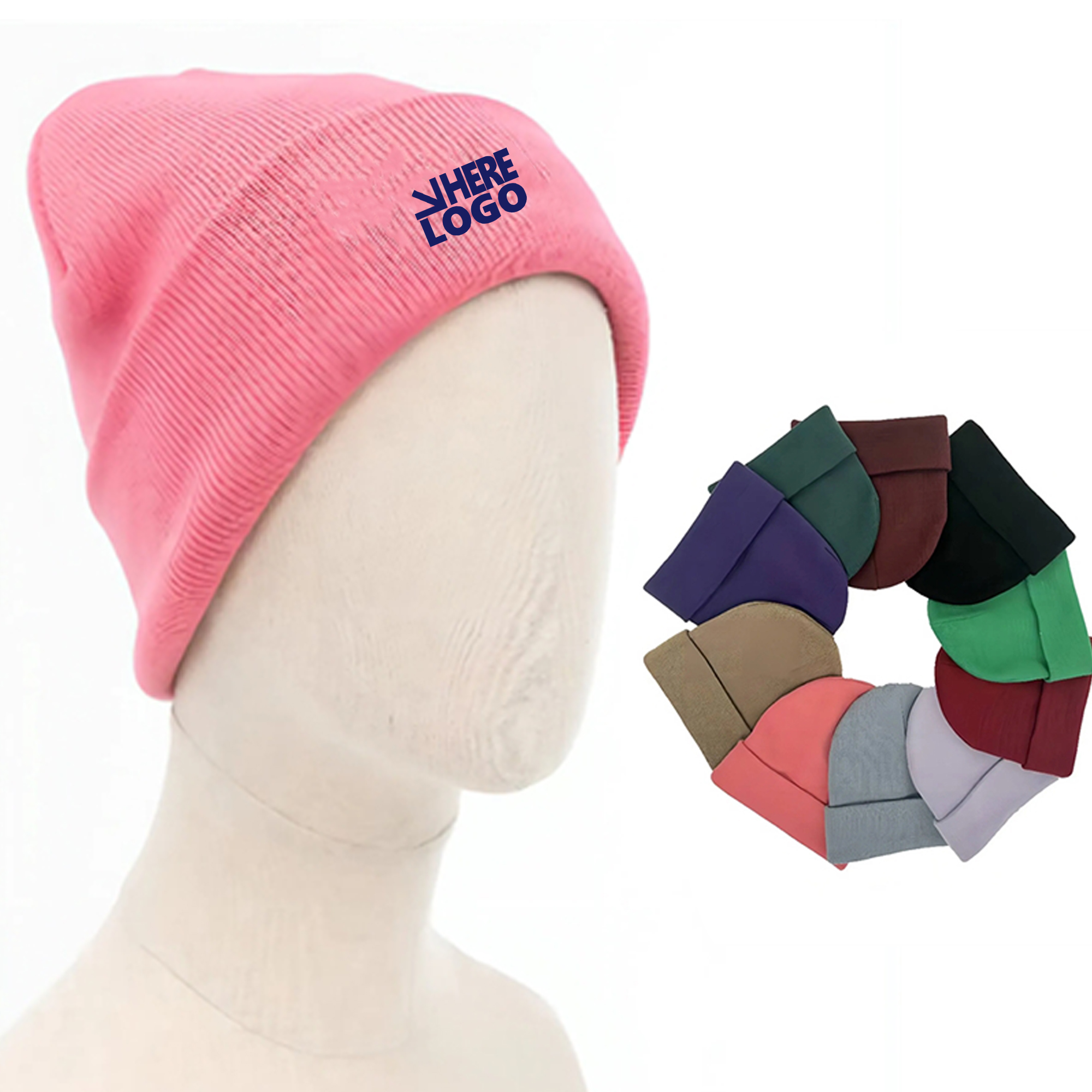 Versatile Knitted Beanie Cap 2
