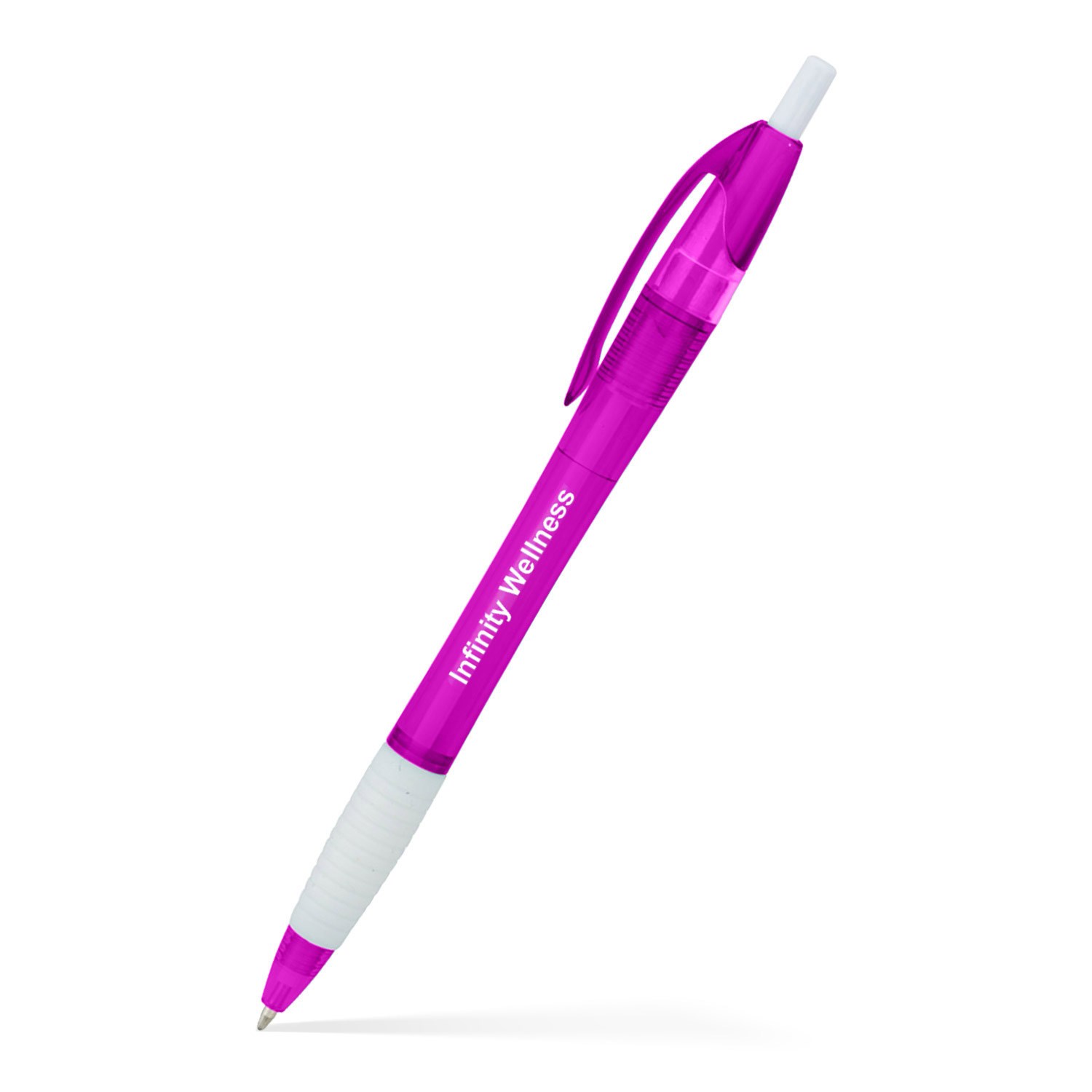 Slimster Translucent Gripped Click Pen 17