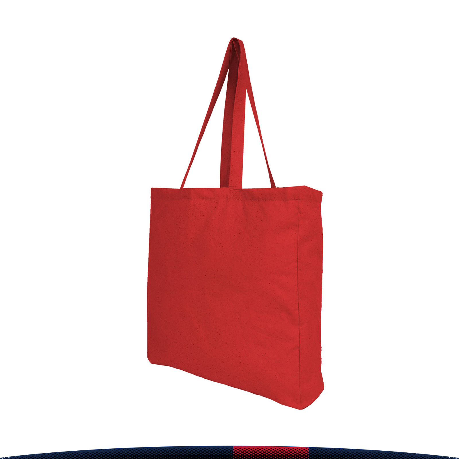 Halora Gusseted 6 Oz Cotton Tote, custom tote bag with logo imprint 3