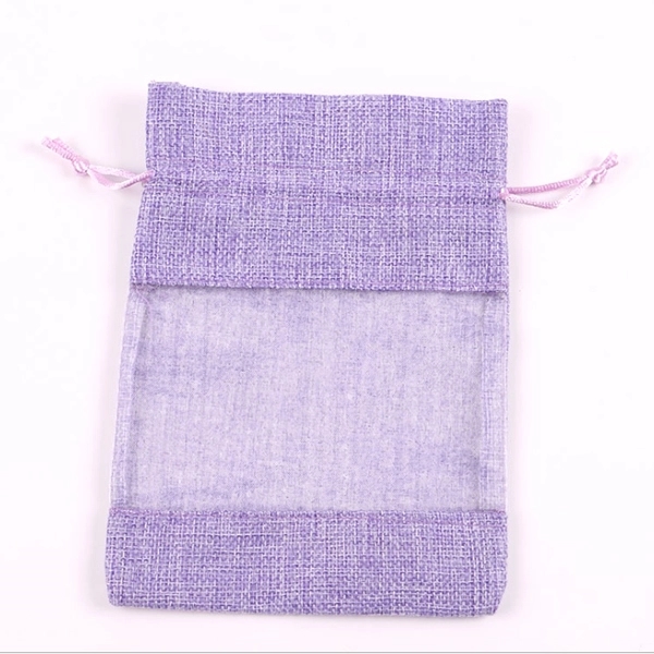Organza Jute Burlap Drawstring Gift Bag 14