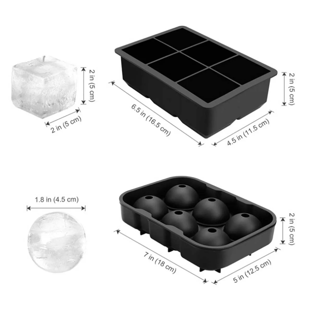 Silicone Ice Cube Trays 3