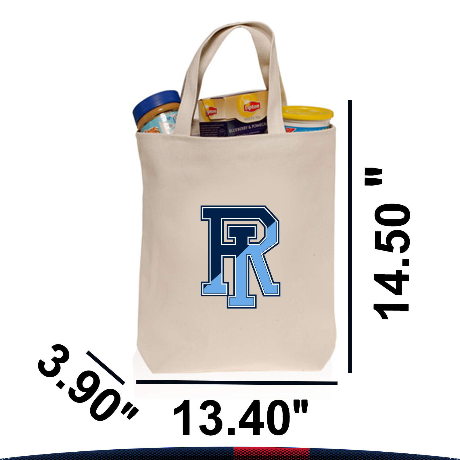 Lecar Canvas Tote Bag, custom tote bag with logo imprint 4
