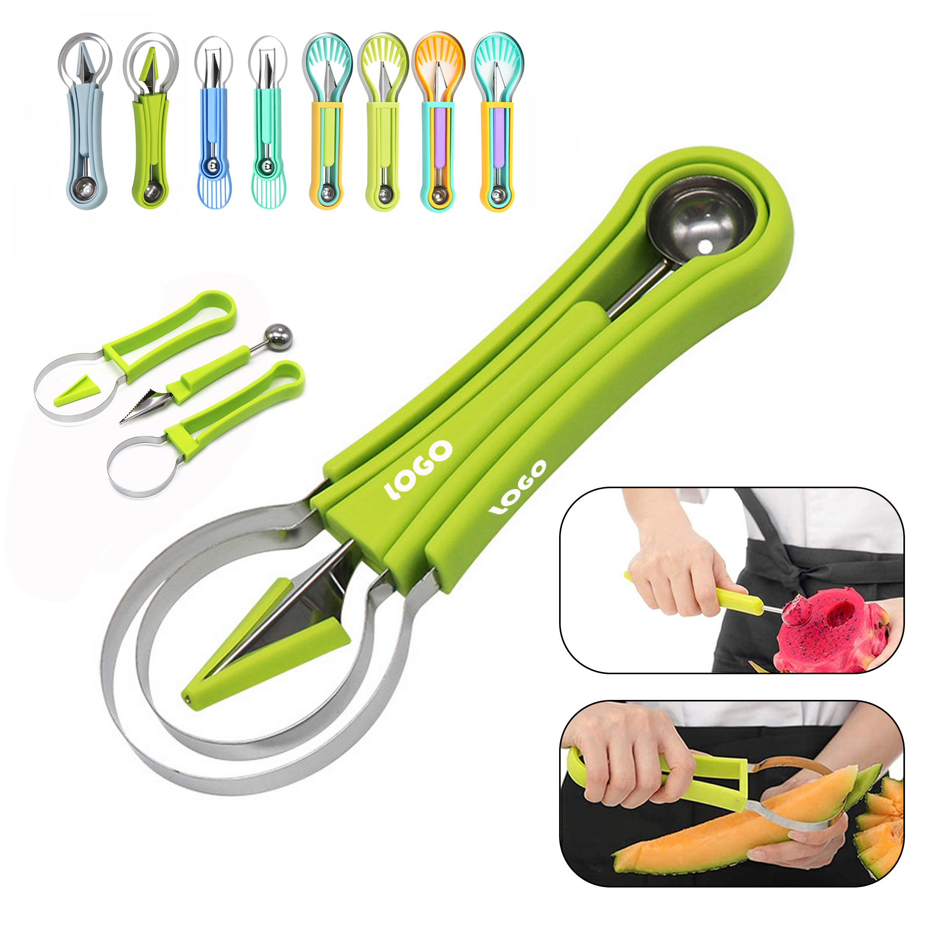 Melon Baller Seed Remover Cutter Set 2