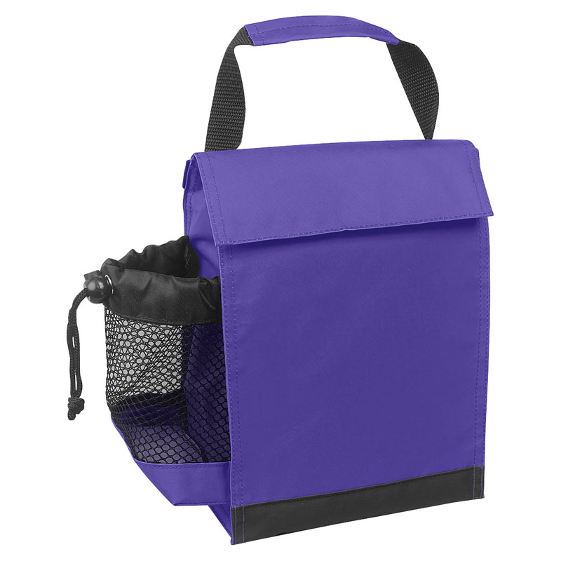 Custom Insulated Lunch Cooler Bag With Bottle Pocket 4