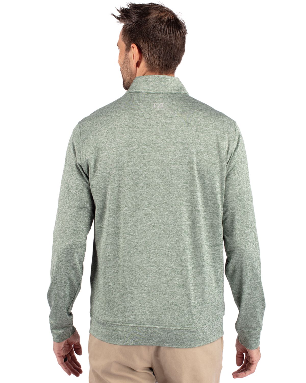 Cutter & Buck Stealth Heathered Mens Quarter Zip 68